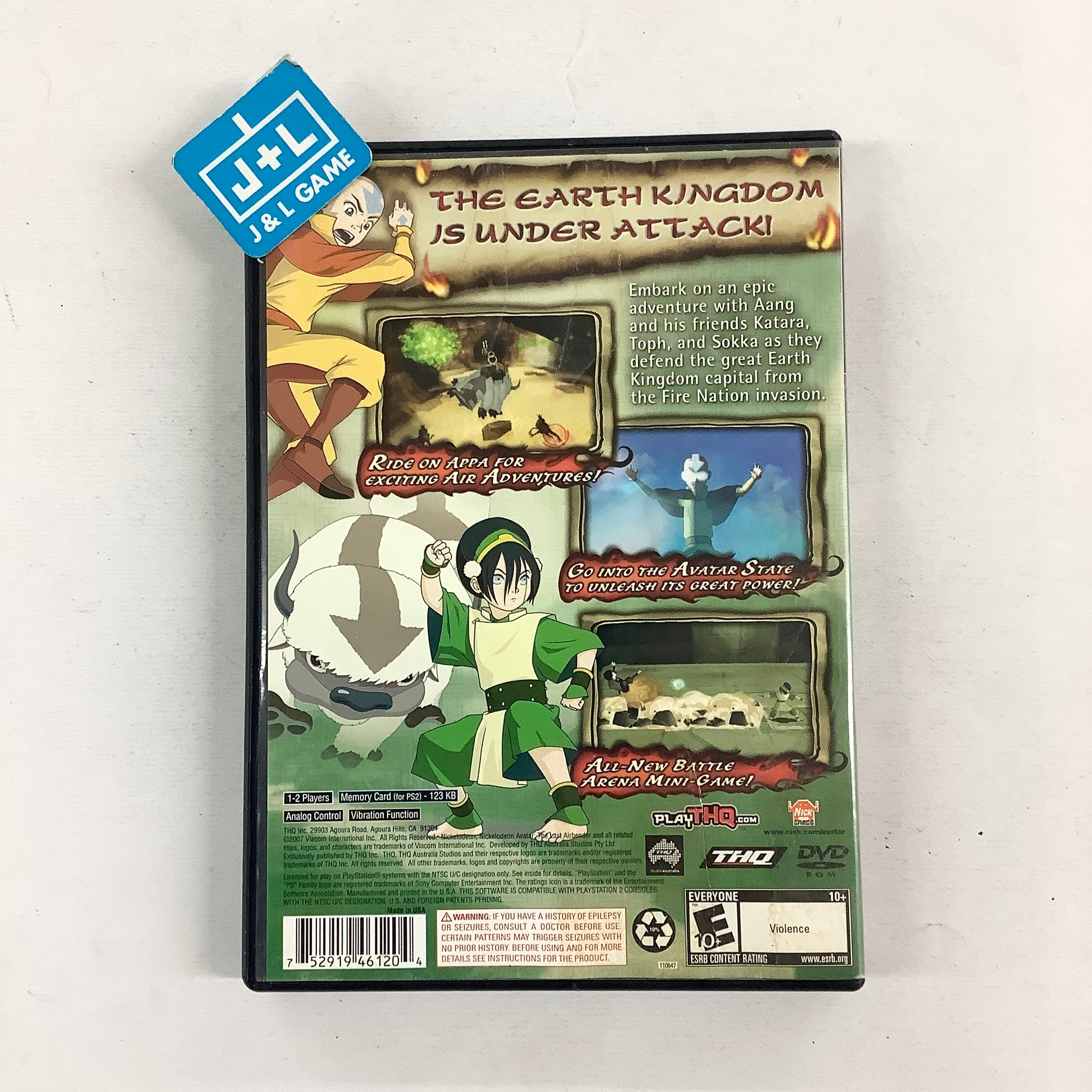 Avatar: The Burning Earth - (PS2) PlayStation 2 [Pre-Owned] Video Games THQ