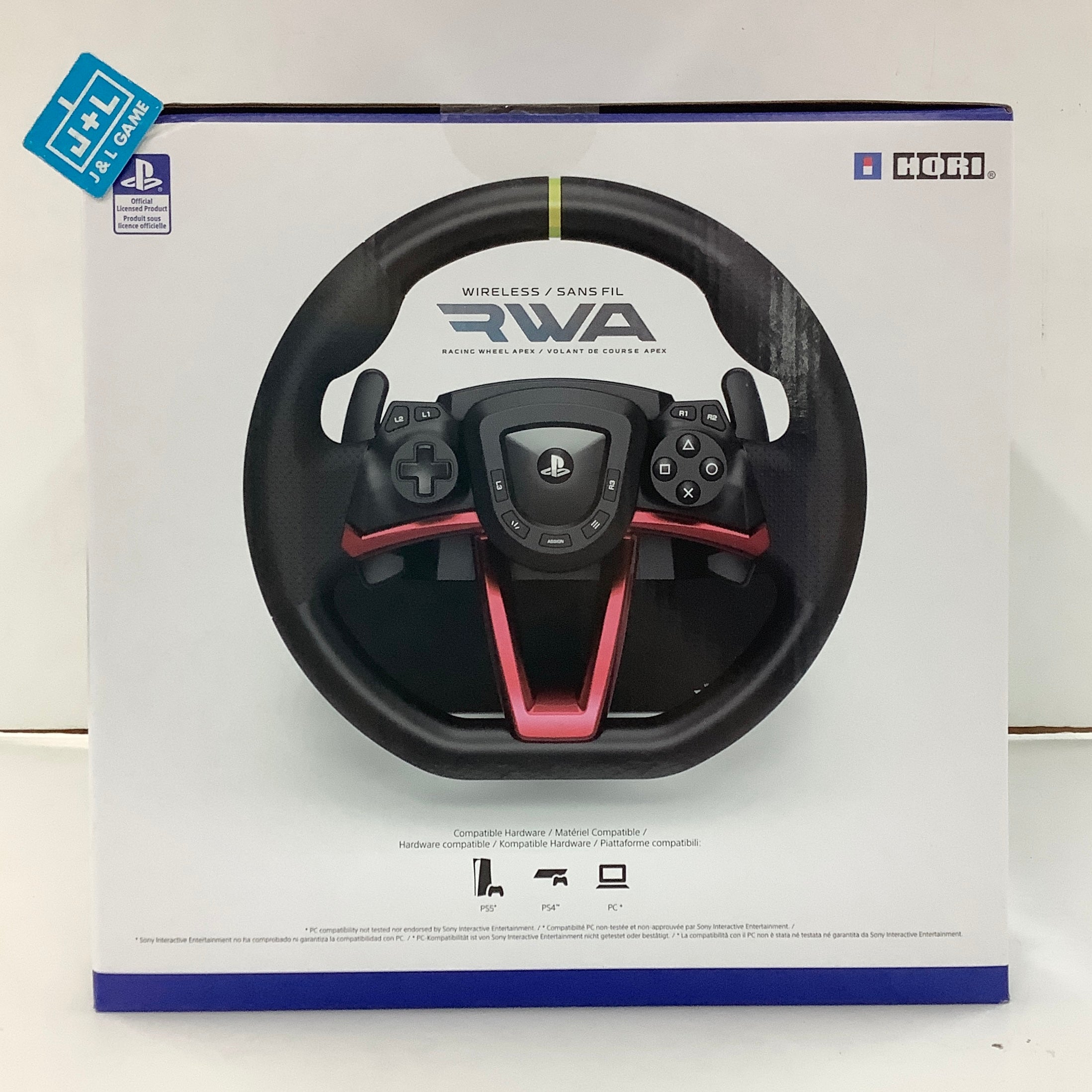 HORI PlayStation 5 Wireless Racing Wheel Apex - (PS5) PlayStation 5