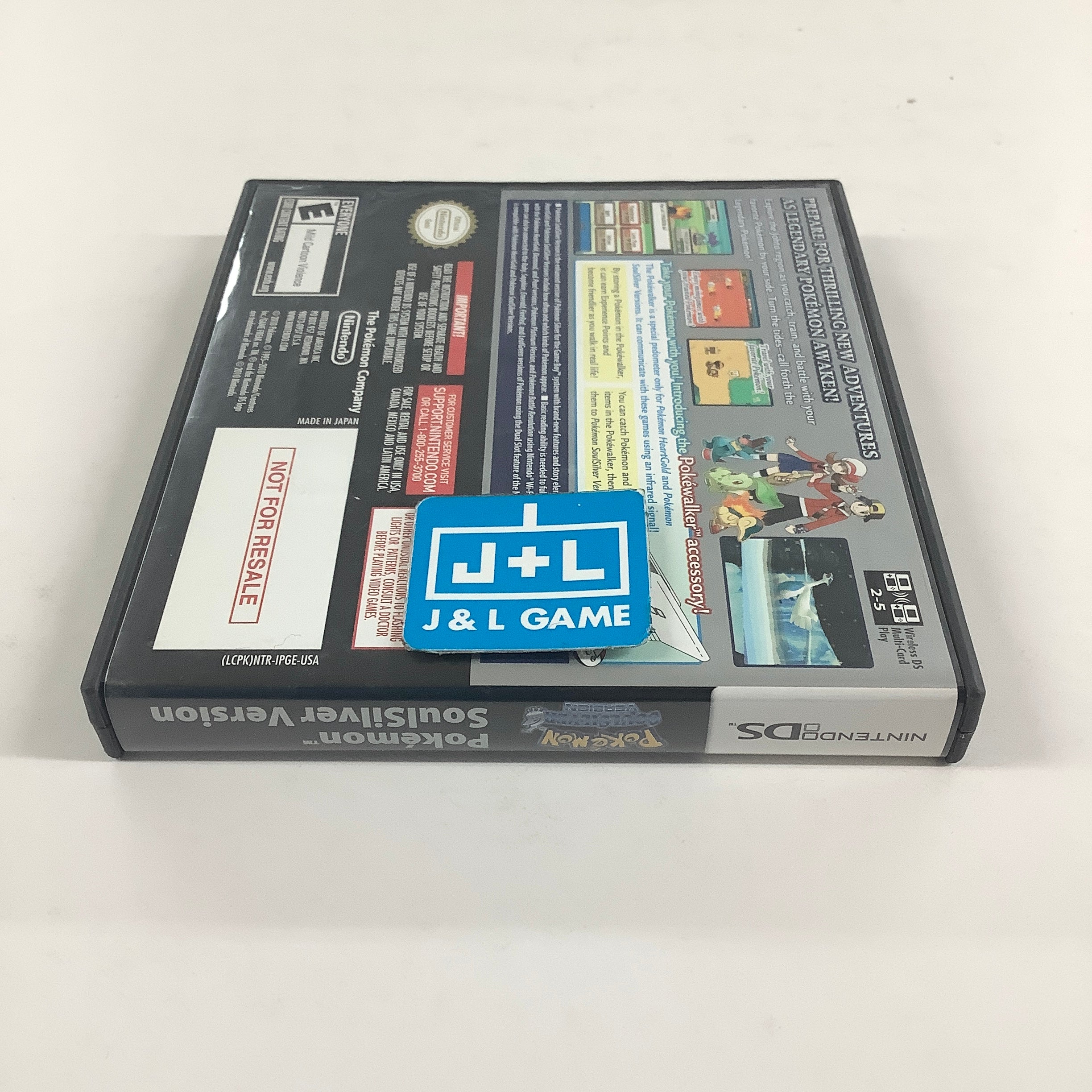 Pokemon SoulSilver Version (W/ Pokewalker)- (NDS) Nintendo DS [Pre-Owned] Video Games Nintendo