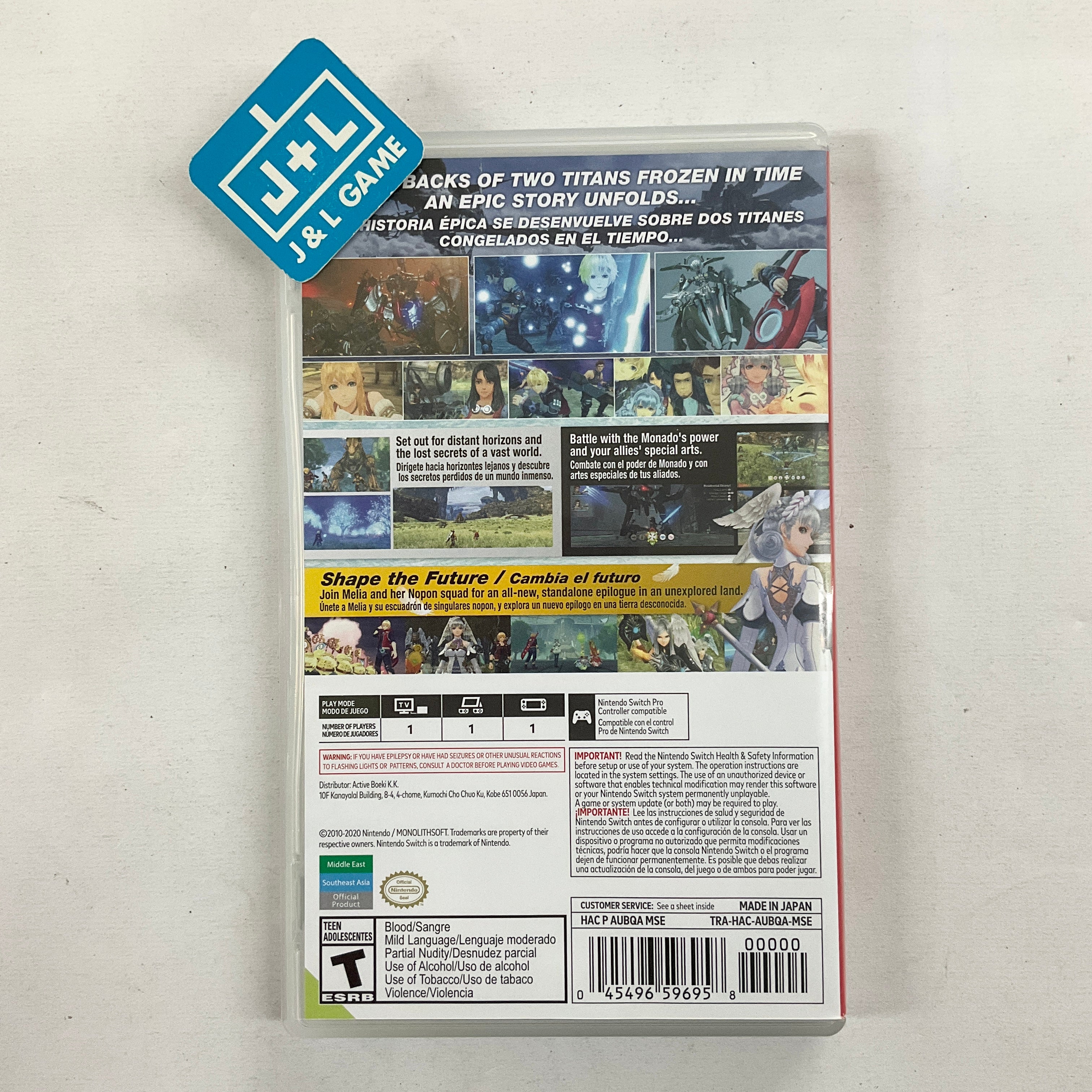 Xenoblade Chronicles Definitive Edition (World Edition) - (NSW) Nintendo Switch [Pre-Owned] Video Games Nintendo   
