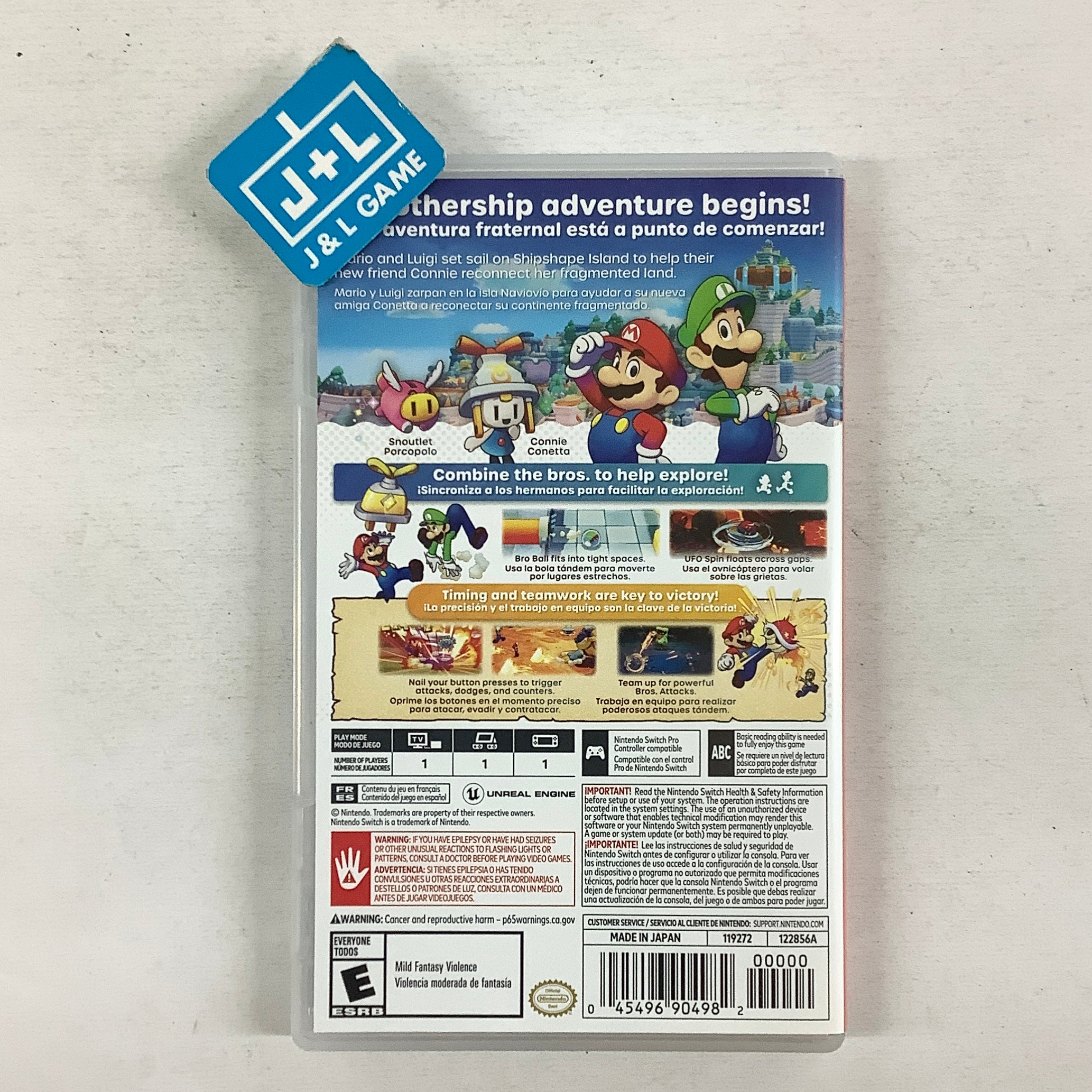 Mario & Luigi: Brothership - (NSW) Nintendo Switch [Pre-Owned] Video Games Nintendo