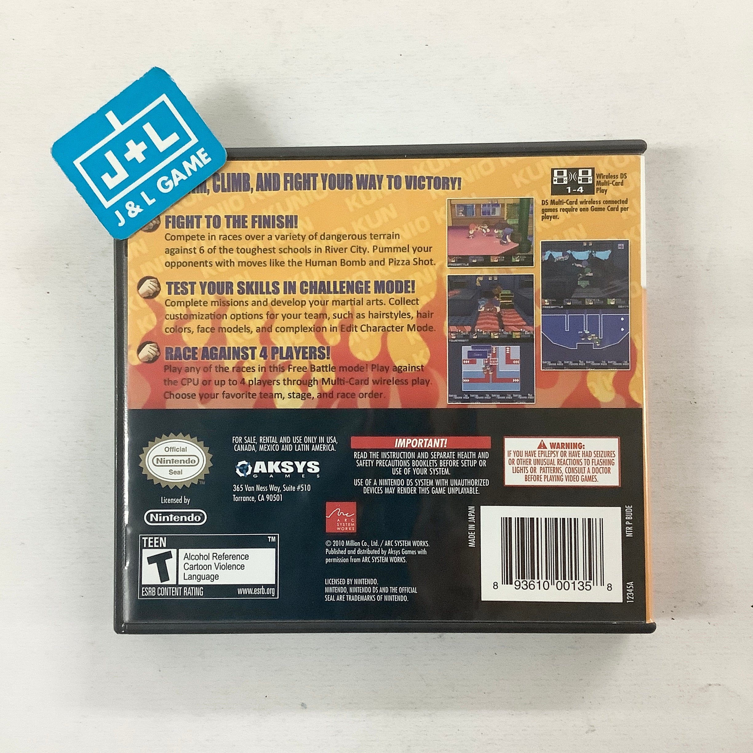 River City Sports Challenge - (NDS) Nintendo DS [Pre-Owned] Video Games Nintendo   