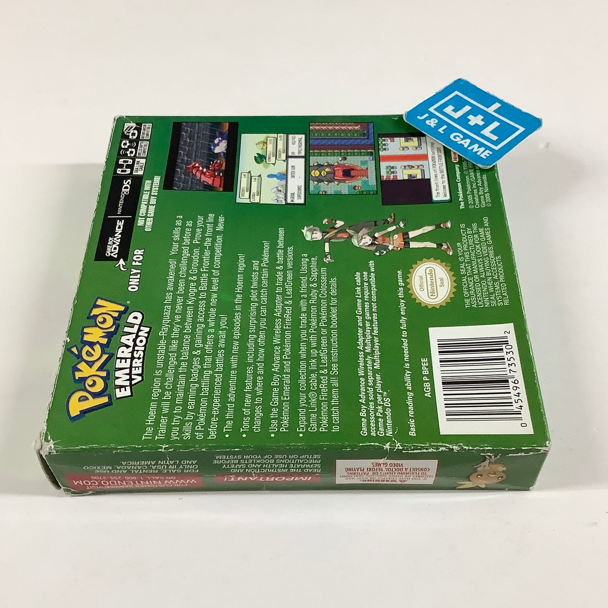 Pokemon Emerald Version - (GBA) Game Boy Advance [Pre-Owned] Video Games Nintendo