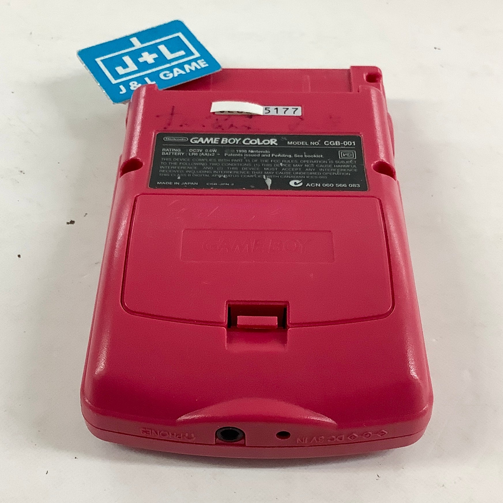 Nintendo Game Boy Color Console (Berry) - (GBC) Game Boy Color [Pre-Owned] Consoles Nintendo