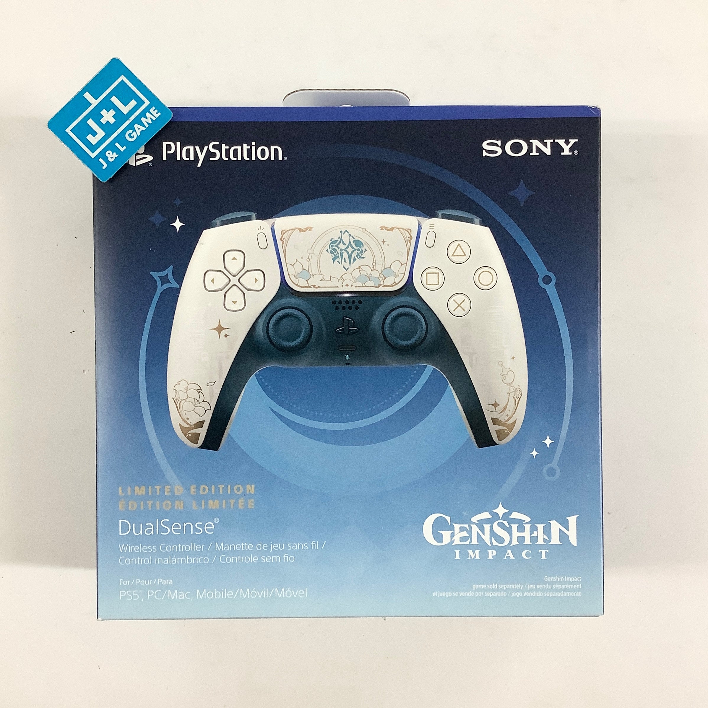 SONY PlayStation 5 DualSense Wireless Controller (Genshin Impact) - (PS5) PlayStation 5 ACCESSORIES PlayStation