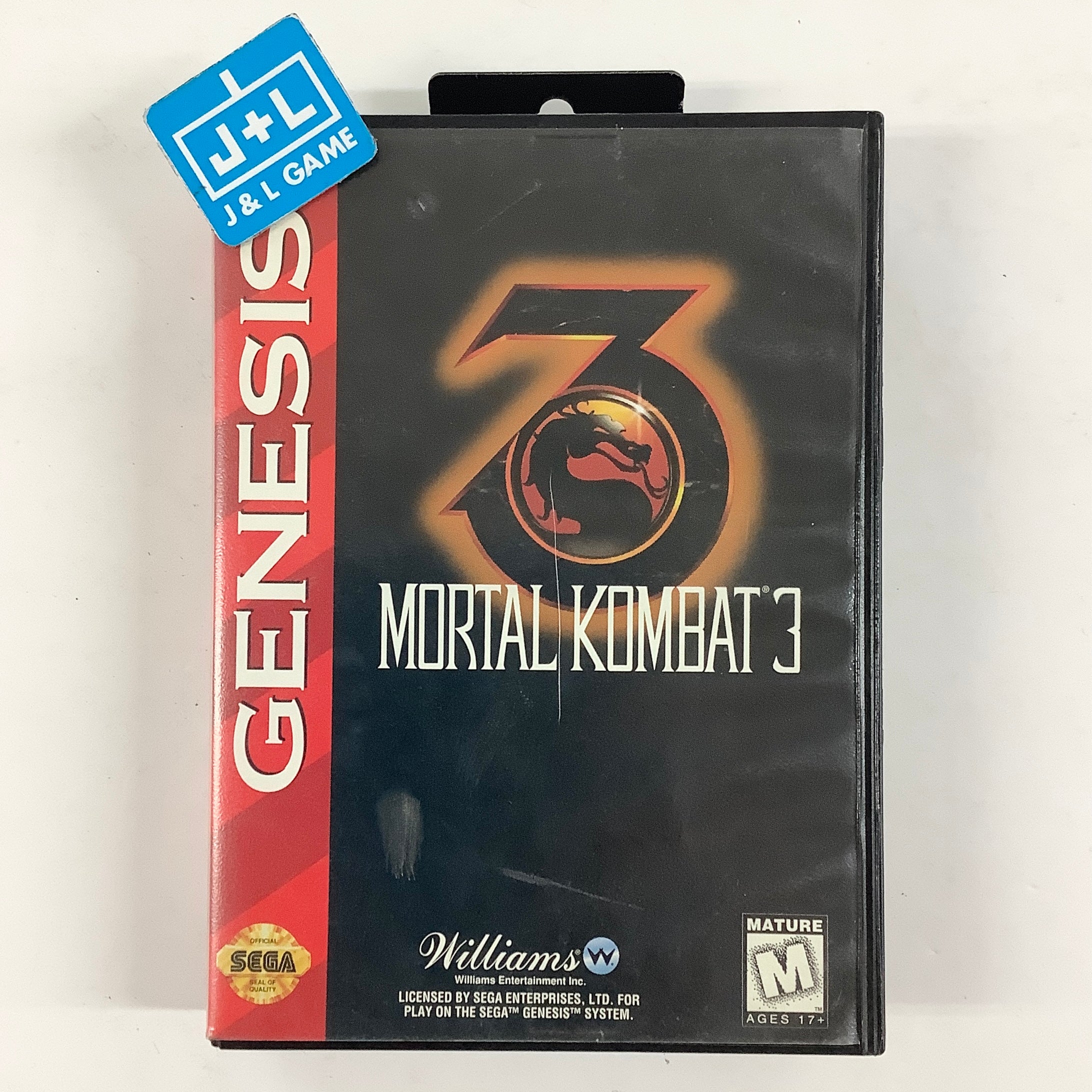 Mortal Kombat 3 - (SG) SEGA Genesis [Pre-Owned] Video Games Williams