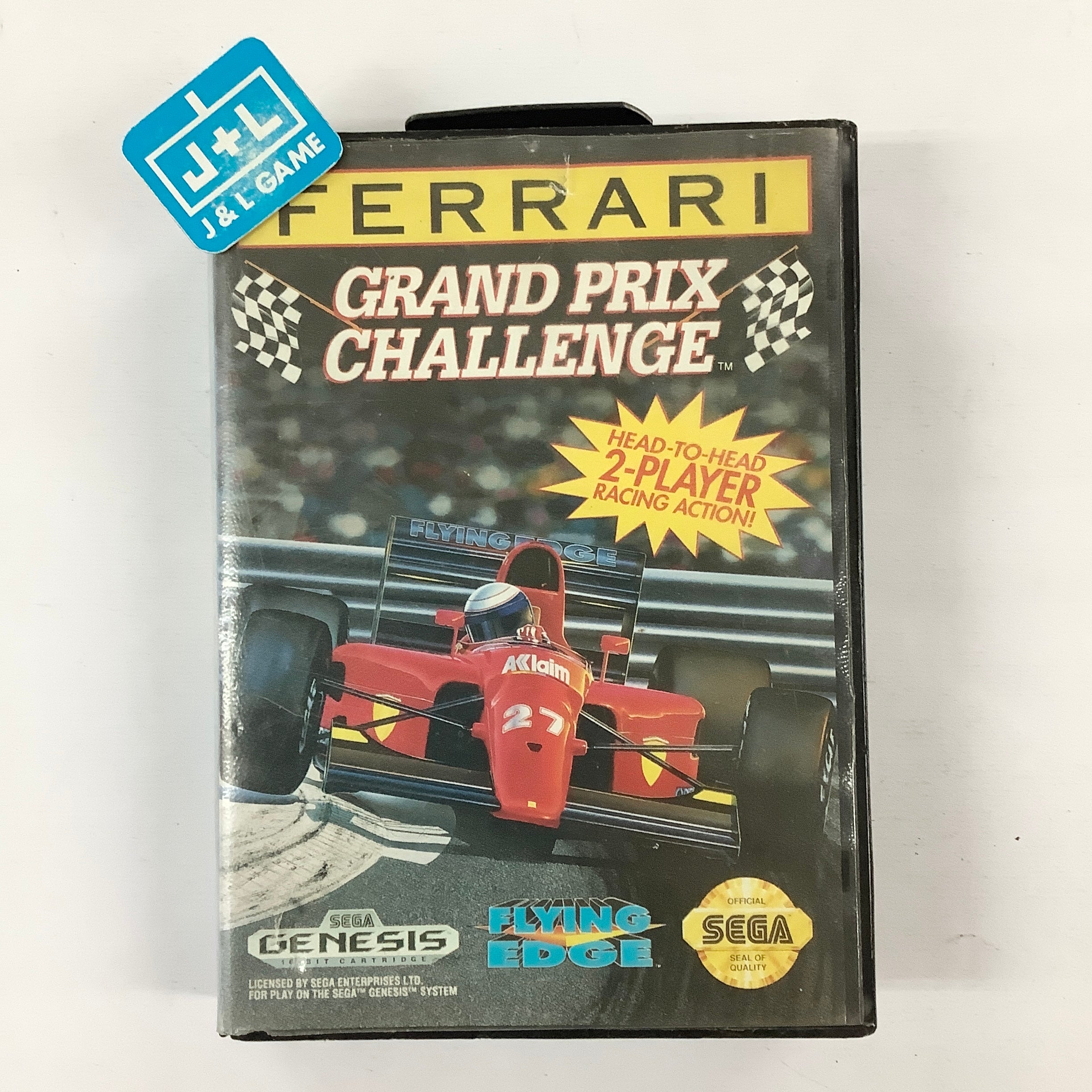 Ferrari Grand Prix Challenge - (SG) SEGA Genesis [Pre-Owned] Video Games Flying Edge   