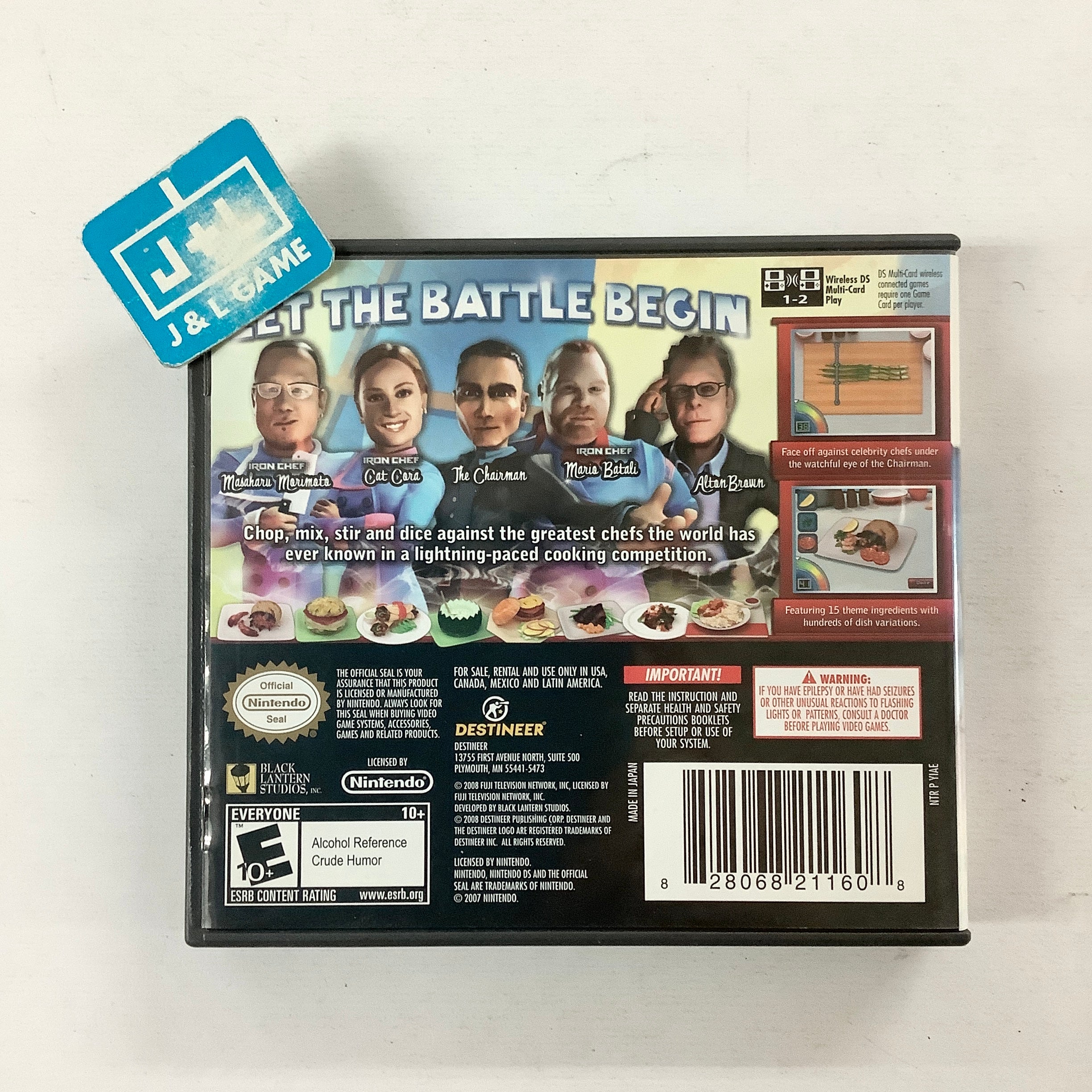 Iron Chef America: Supreme Cuisine - (NDS) Nintendo DS [Pre-Owned