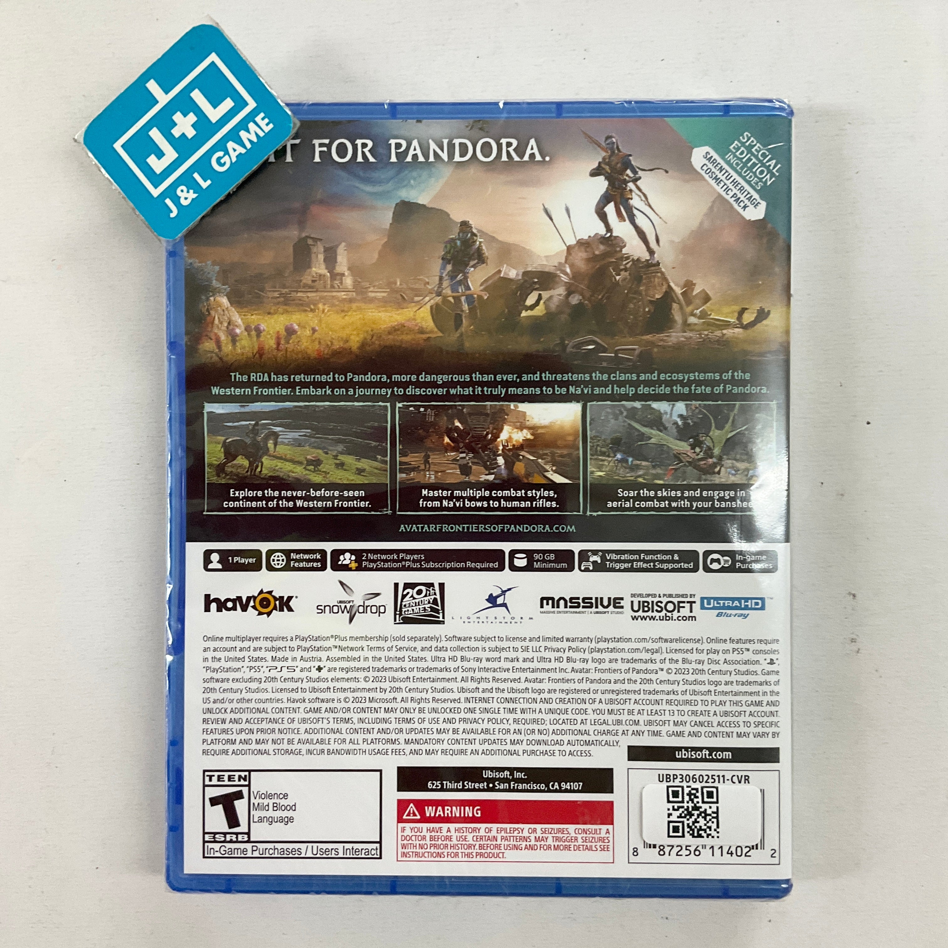 Avatar: Frontiers of Pandora (Special Edition) - (PS5) Playstation 5 Video Games Ubisoft   