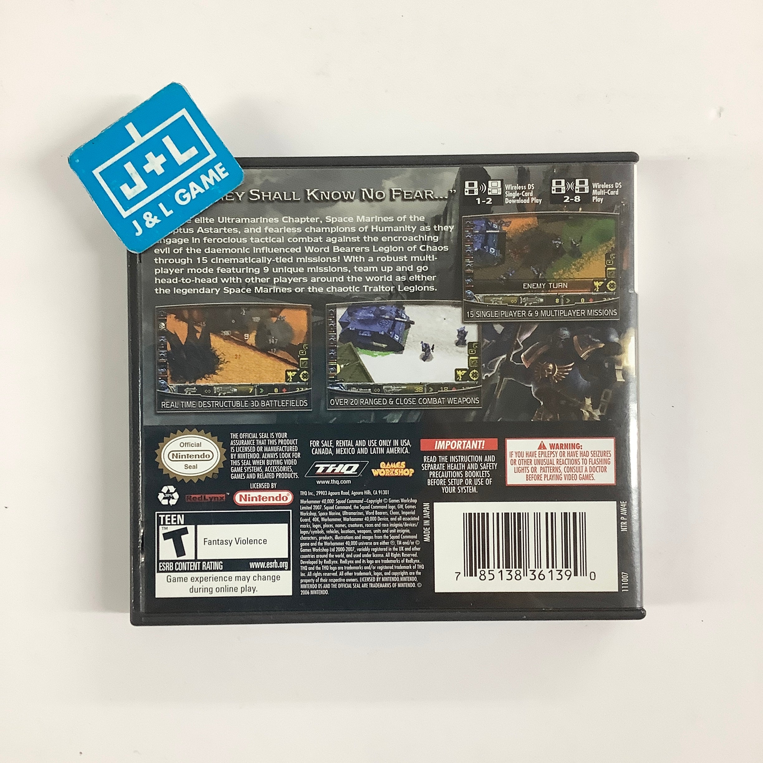 Warhammer 40,000: Squad Command - (NDS) Nintendo DS [Pre-Owned]