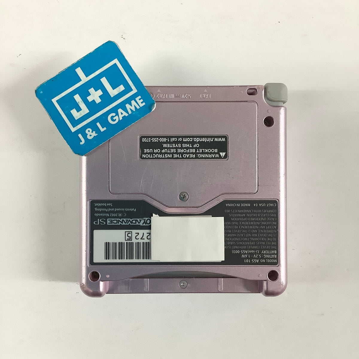 Nintendo Game Boy Advance SP Console AGS - 101 (Pearl Pink) - (GBA) Game Boy Advance SP [Pre-Owned]