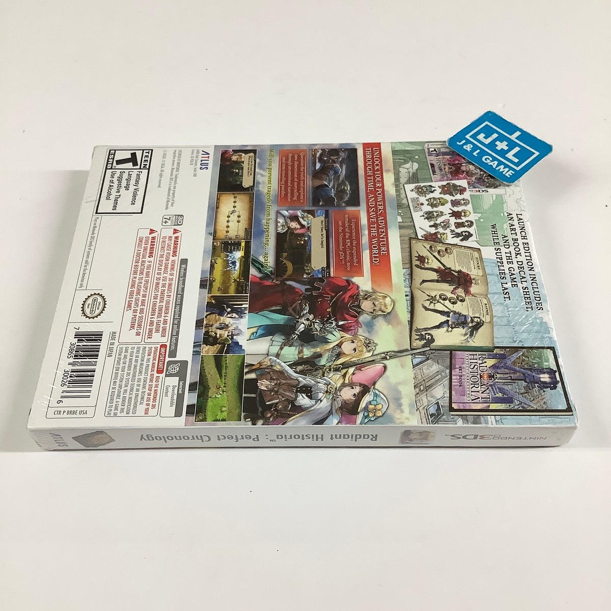 Radiant Historia: Perfect Chronology (Launch Edition) - Nintendo 3DS Video Games Atlus
