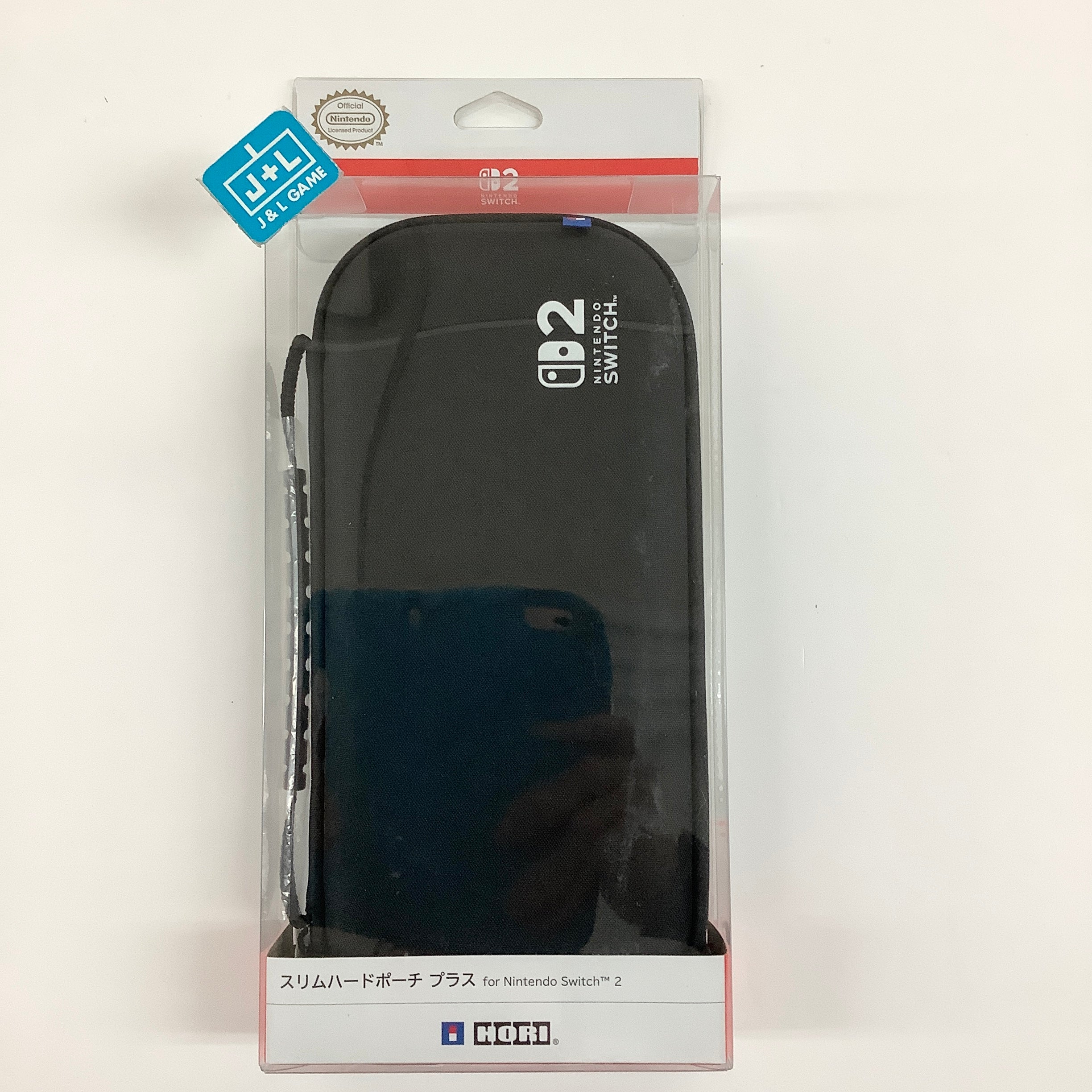 HORI Slim Hard Pouch Carry Case Plus (Black) - (NS2)  Nintendo Switch 2 (Japanese Import)