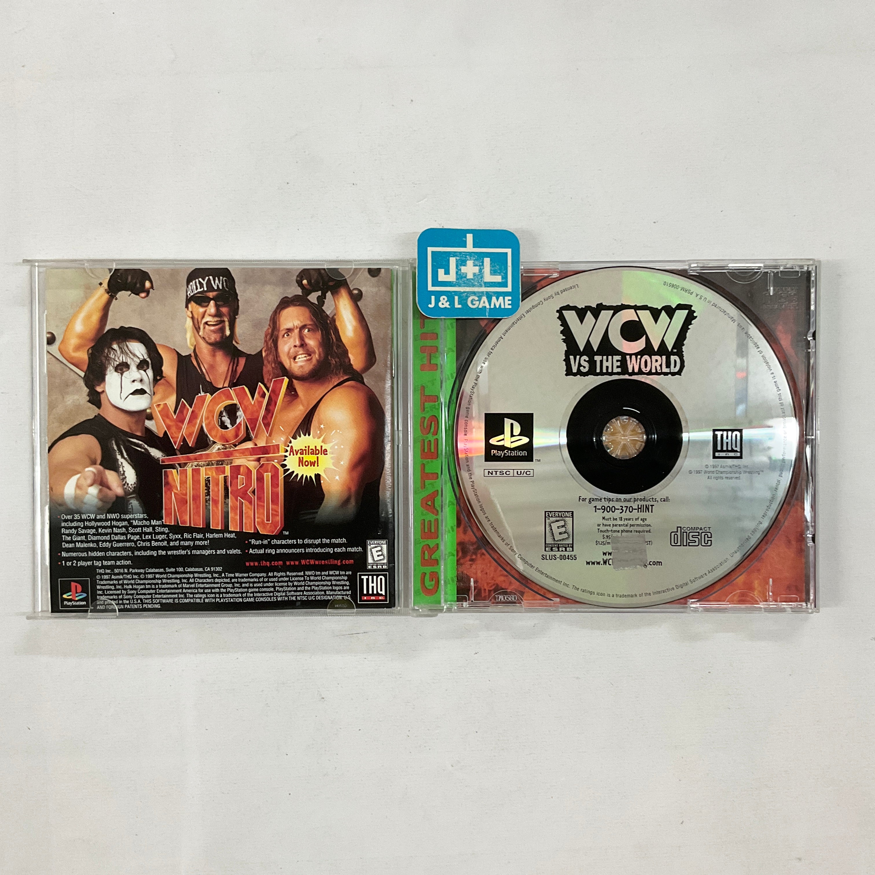 WCW vs. The World (Greatest Hits) - (PS1) PlayStation 1 [Pre-Owned] Video Games Sony   