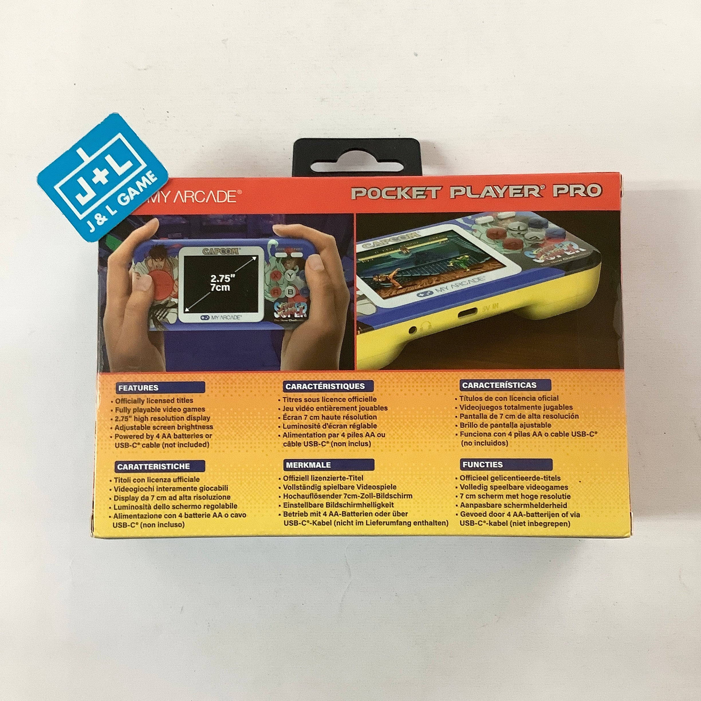 My Arcade Pocket Player Pro (Street Fighter II) | J&L Game