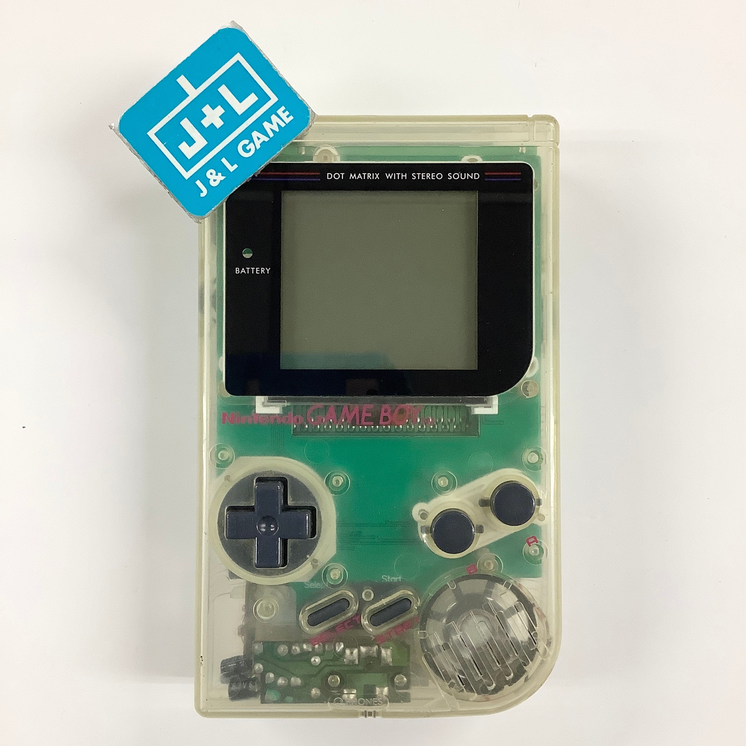 Nintendo Game Boy (Clear With Old Backlight) - (GB) Game Boy [Pre-Owned]