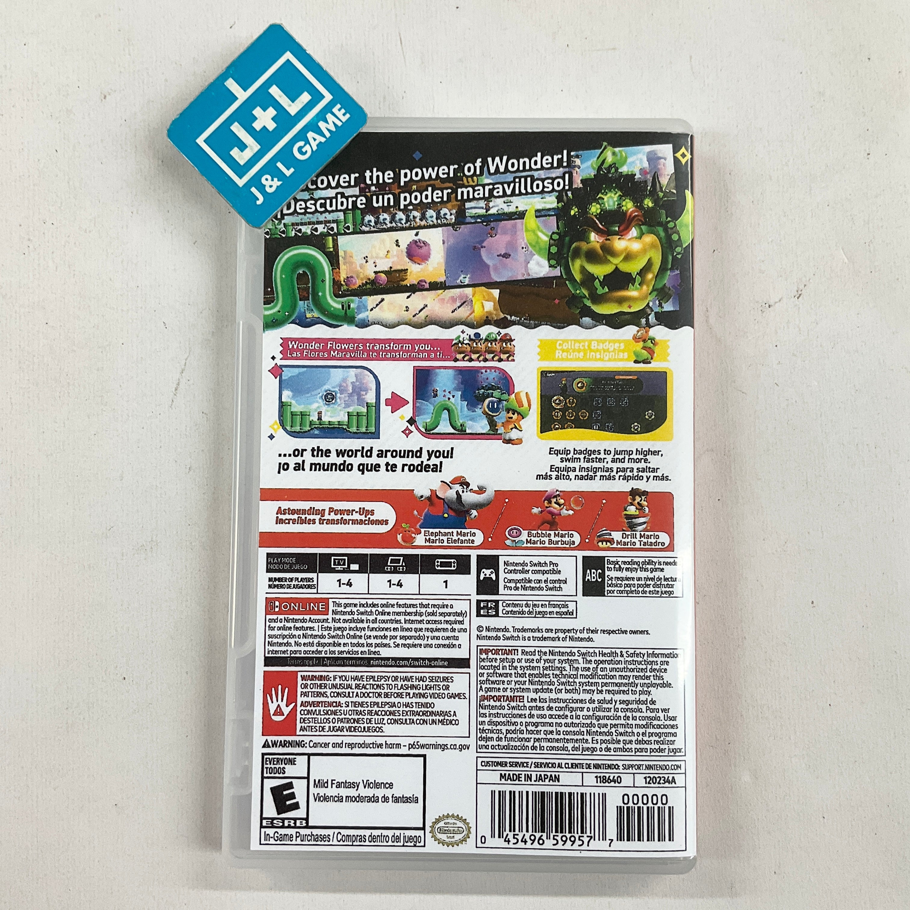 Super Mario Bros. Wonder - (NSW) Nintendo Switch [Pre-Owned] Video Games Nintendo