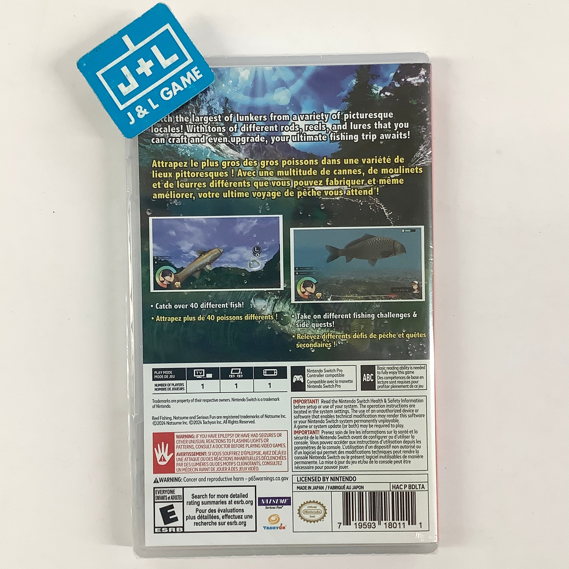 Reel Fishing: Days of Summer - (NSW) Nintendo Switch Video Games Natsume