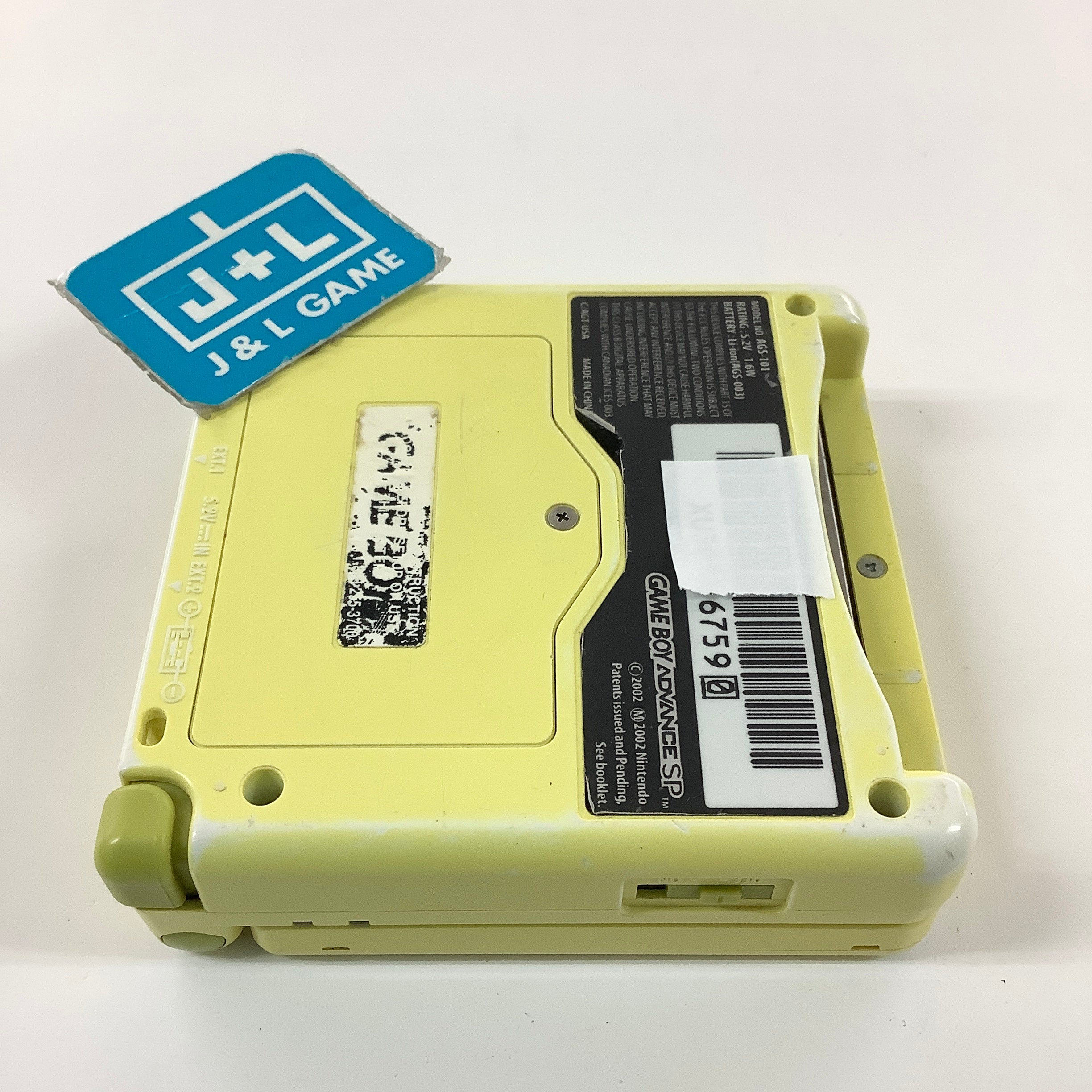 Nintendo Game Boy Advance SP Console AGS - 101 (SpongeBob SquarePants) - (GBA) Game Boy Advance SP [Pre-Owned]