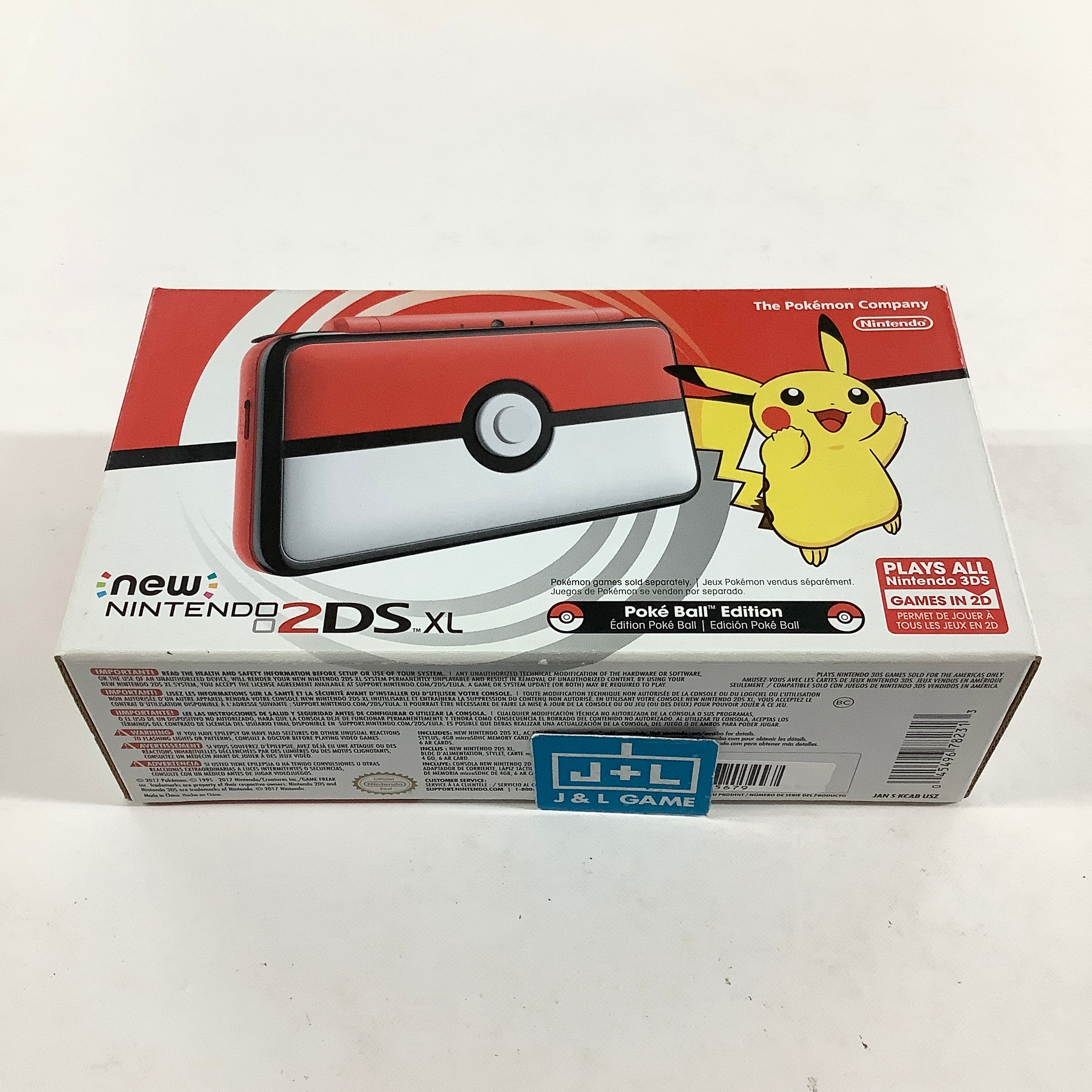 New Nintendo 2DS XL Console (Poke Ball Edition) - Nintendo 3DS Consoles Nintendo