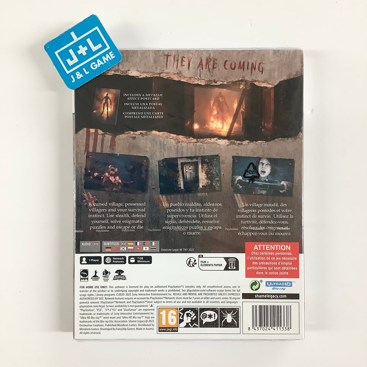 Shame Legacy The Cult Edition - (PS5) PlayStation 5 (European Import) Video Games Meridiem Games