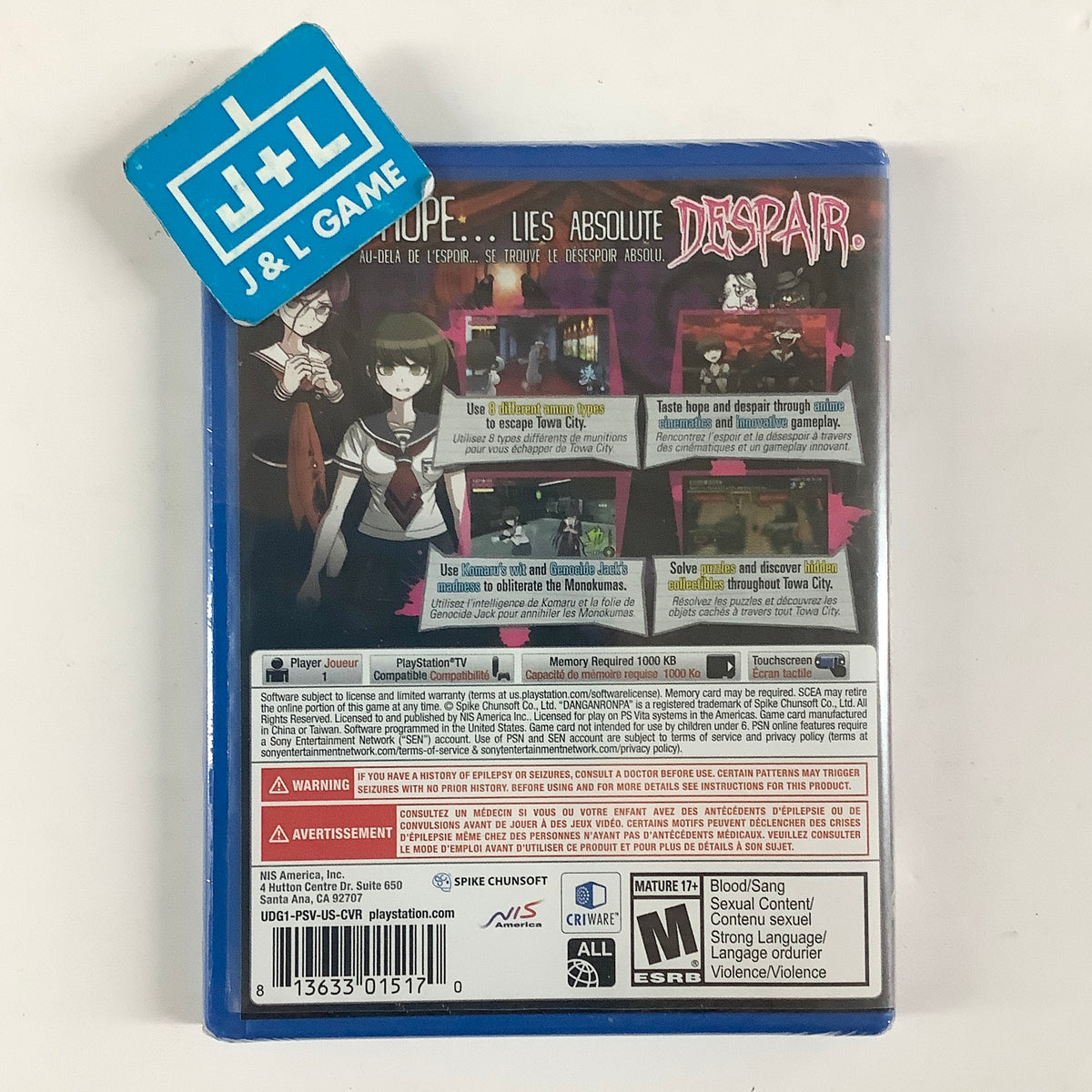 Danganronpa Another Episode: Ultra Despair Girls - (PSV) PlayStation Vita Video Games NIS America