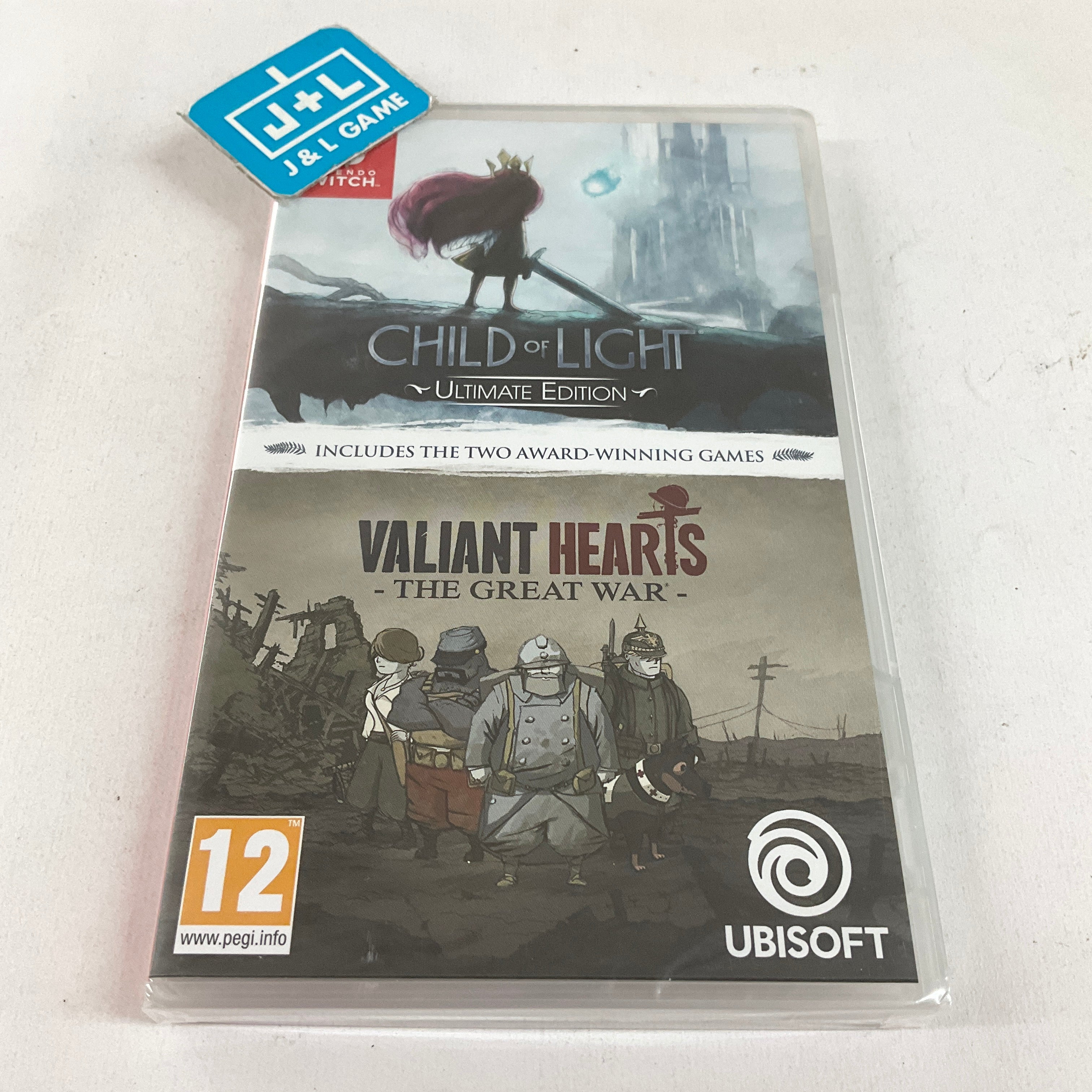 Child of Light Ultimate Edition + Valiant Hearts: The Great War - (NSW) Nintendo Switch (European Import) Video Games Ubisoft