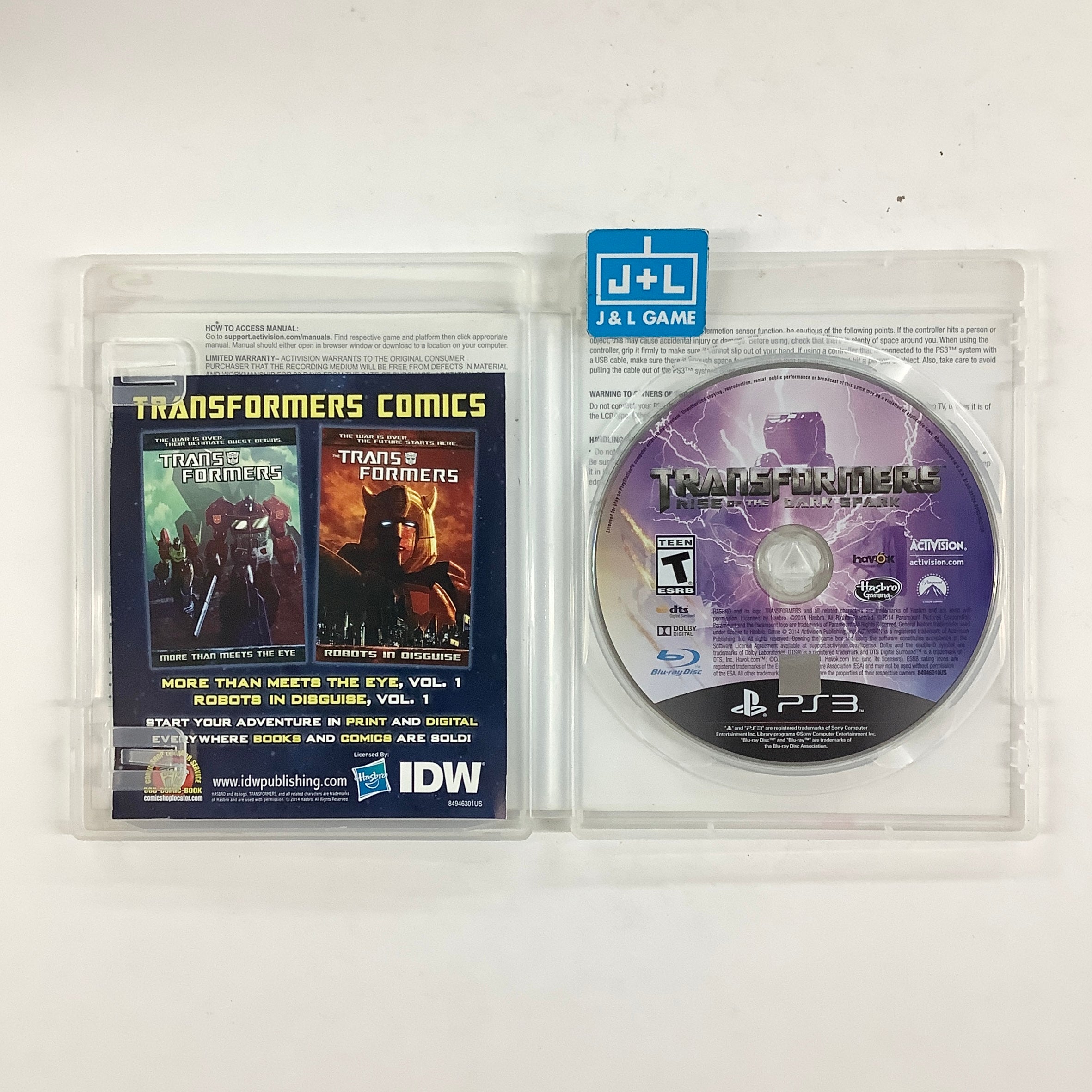 Transformers: Rise of the Dark Spark - (PS3) PlayStation 3 [Pre-Owned] Video Games ACTIVISION