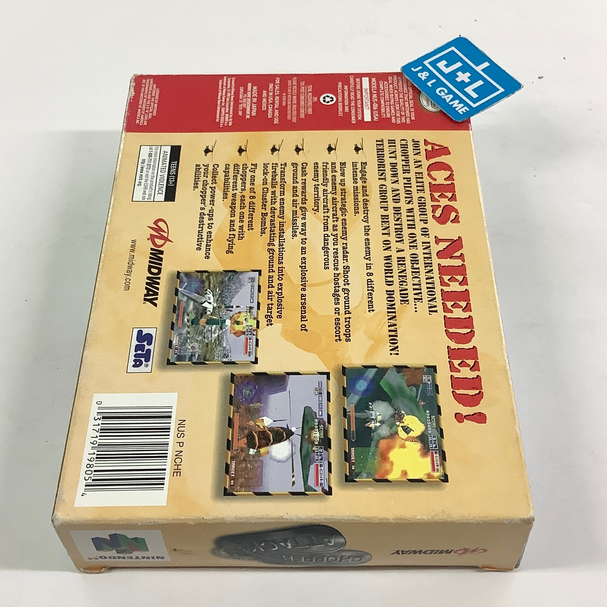 Chopper Attack - (N64) Nintendo 64 [Pre-Owned] | J&L Game