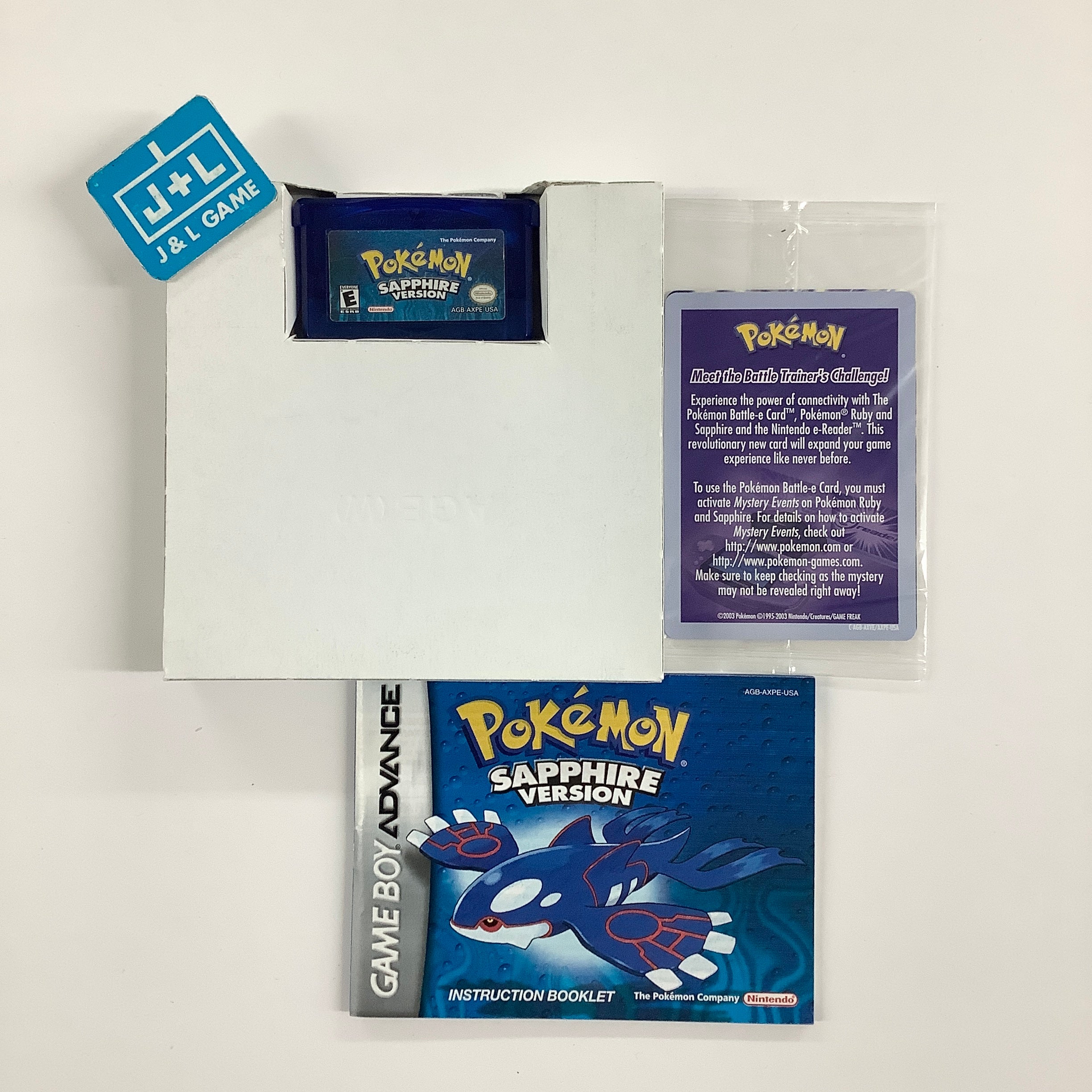 Pokemon Sapphire Version - (GBA) Game Boy Advance [Pre-Owned]