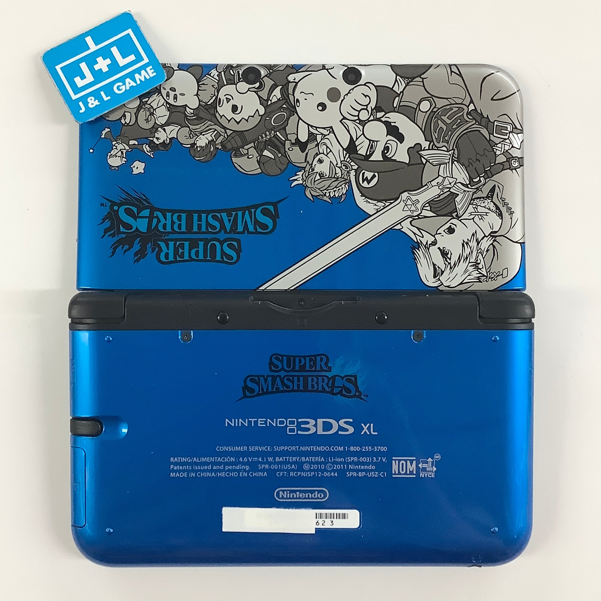 Nintendo 3DS XL Console (Super Smash Bros Blue) - Nintendo 3DS (Pre-Owned) Consoles Nintendo