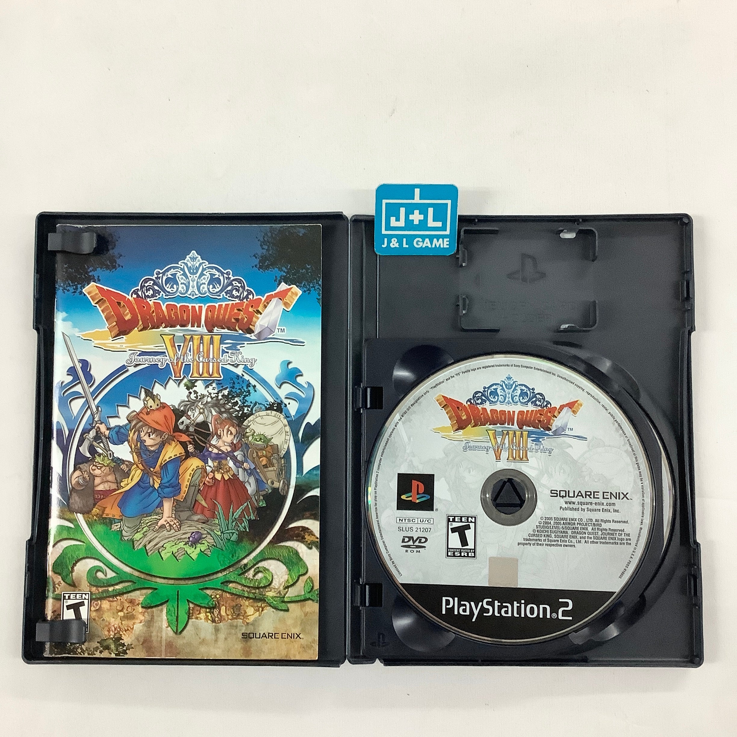 Dragon Quest VIII: Journey of the Cursed King - (PS2) Playstation 2 [Pre-Owned] Video Games Square Enix