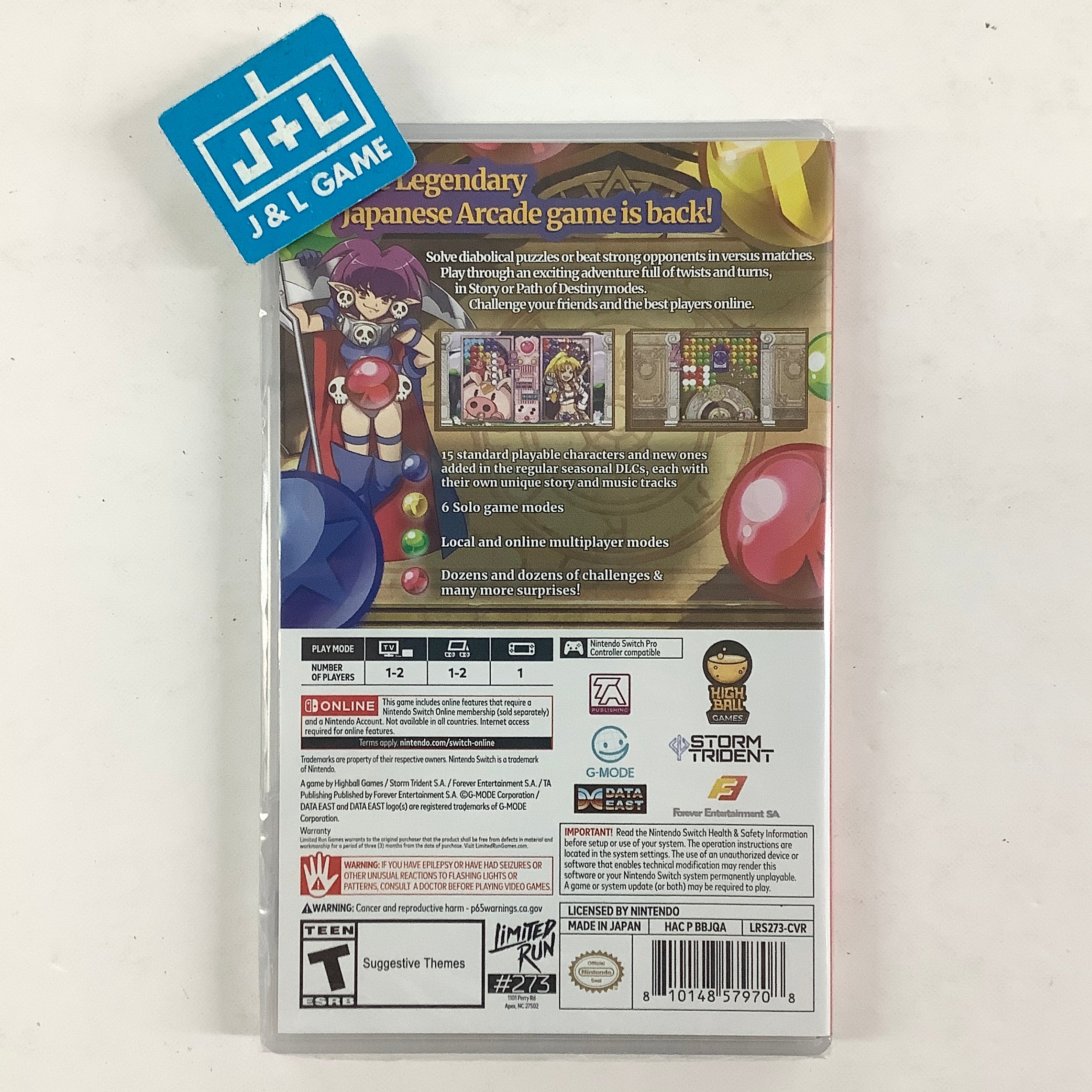 Magical Drop VI (Limited Run #273) – (NSW) Nintendo Switch Video Games Limited Run