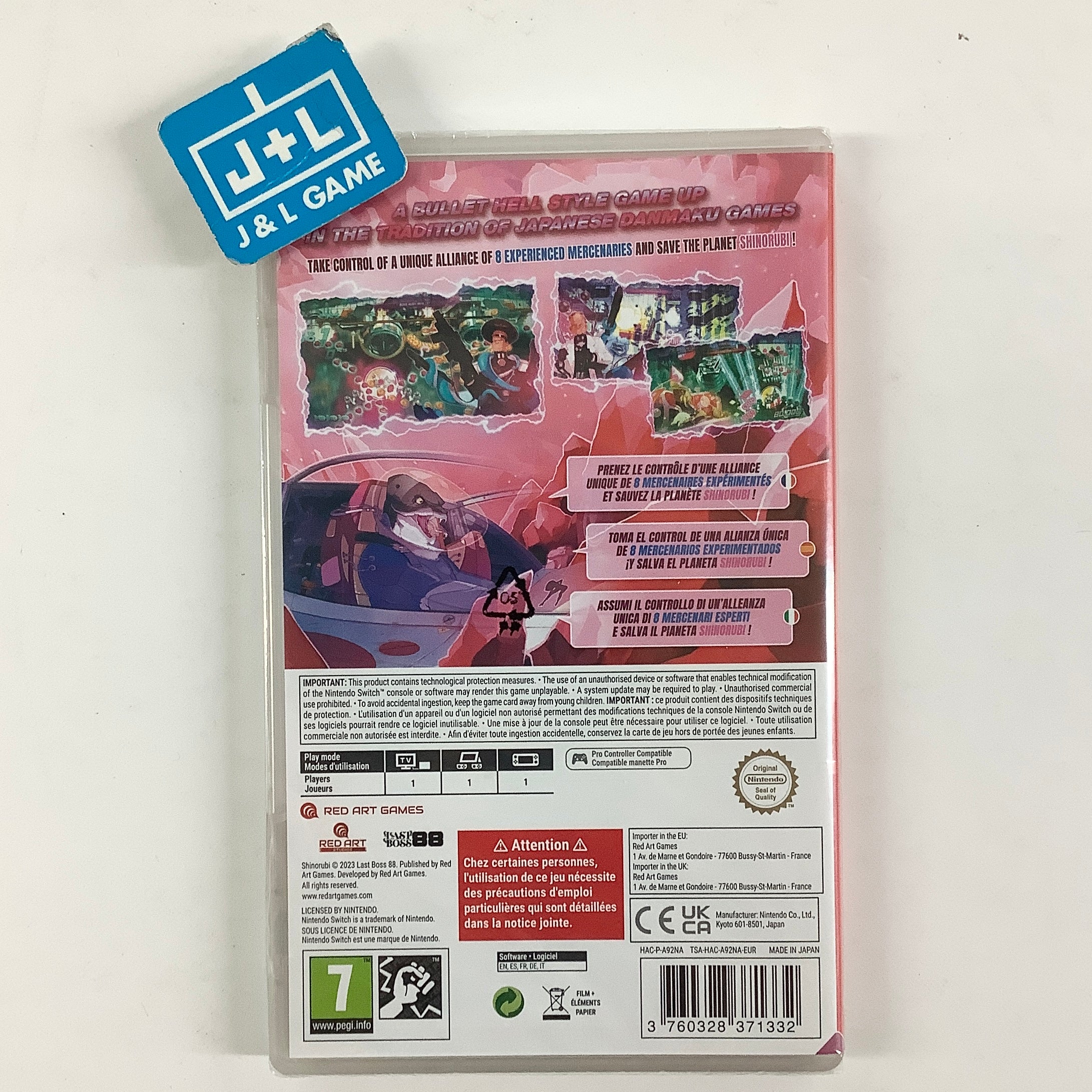 Shinorubi - (NSW) Nintendo Switch (European Import) Video Games Red Art Games