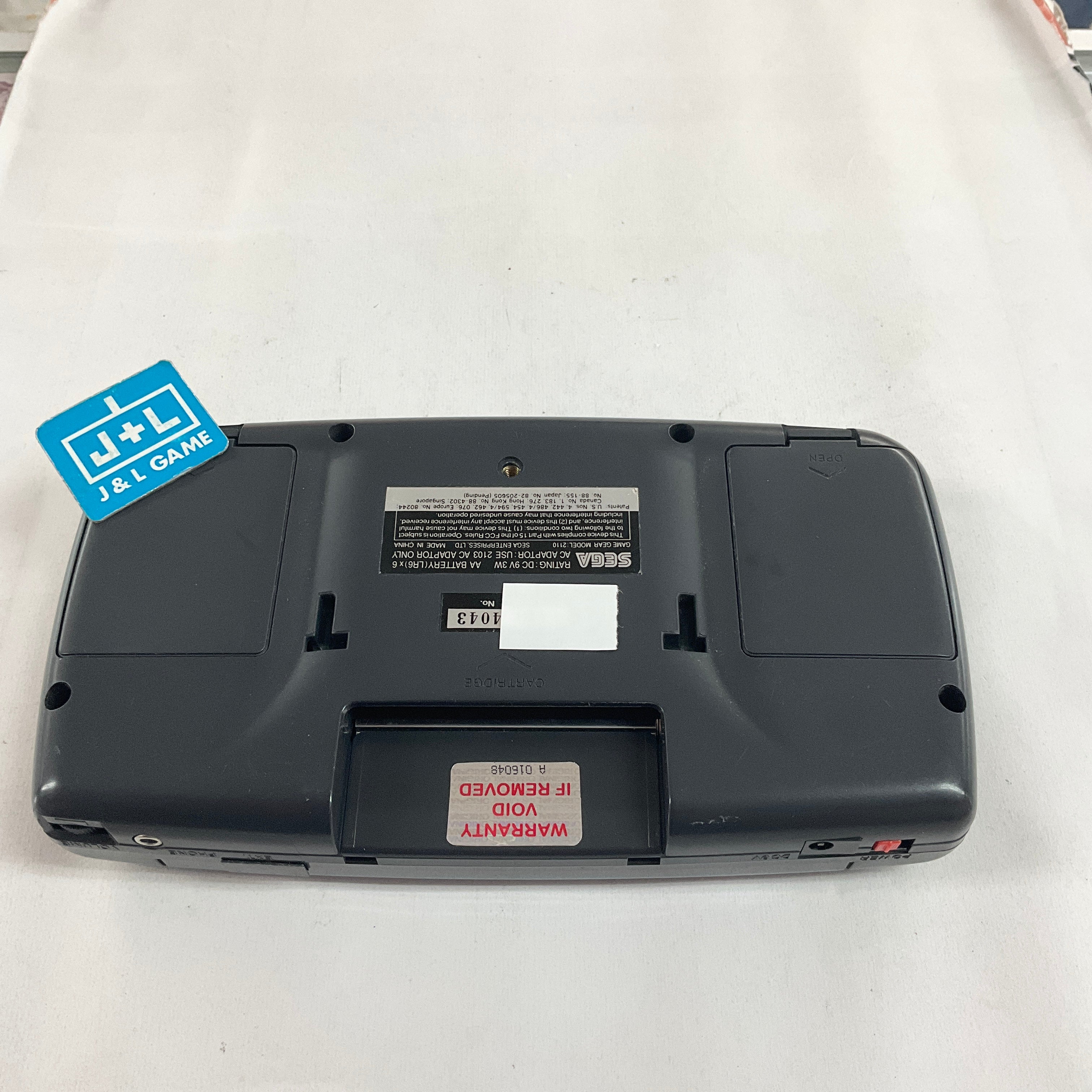 Sega Game Gear Portable Video Game System (Black) - (SGG) SEGA