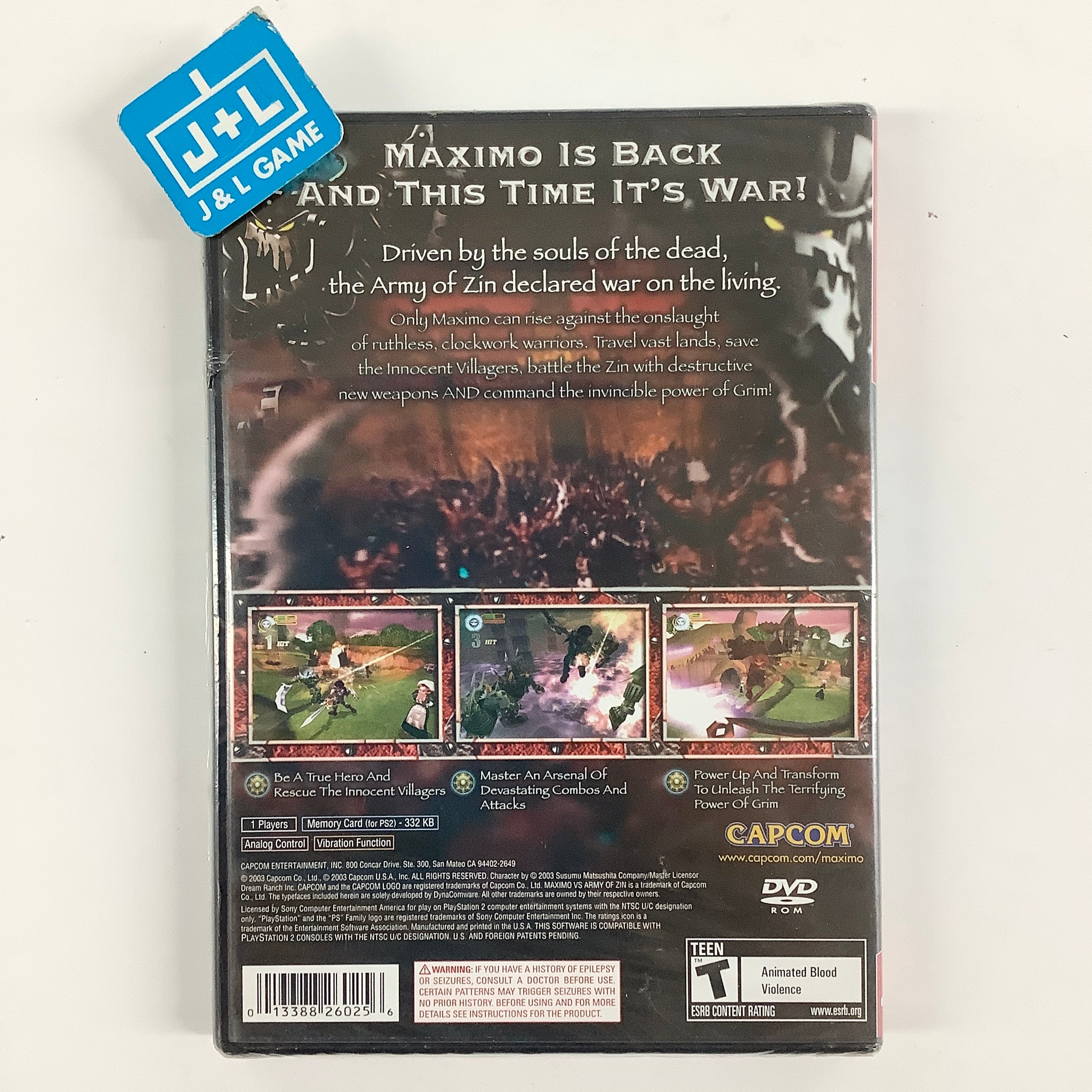 Maximo vs Army of Zin (Greatest Hits) - (PS2) PlayStation 2 Video Games Capcom