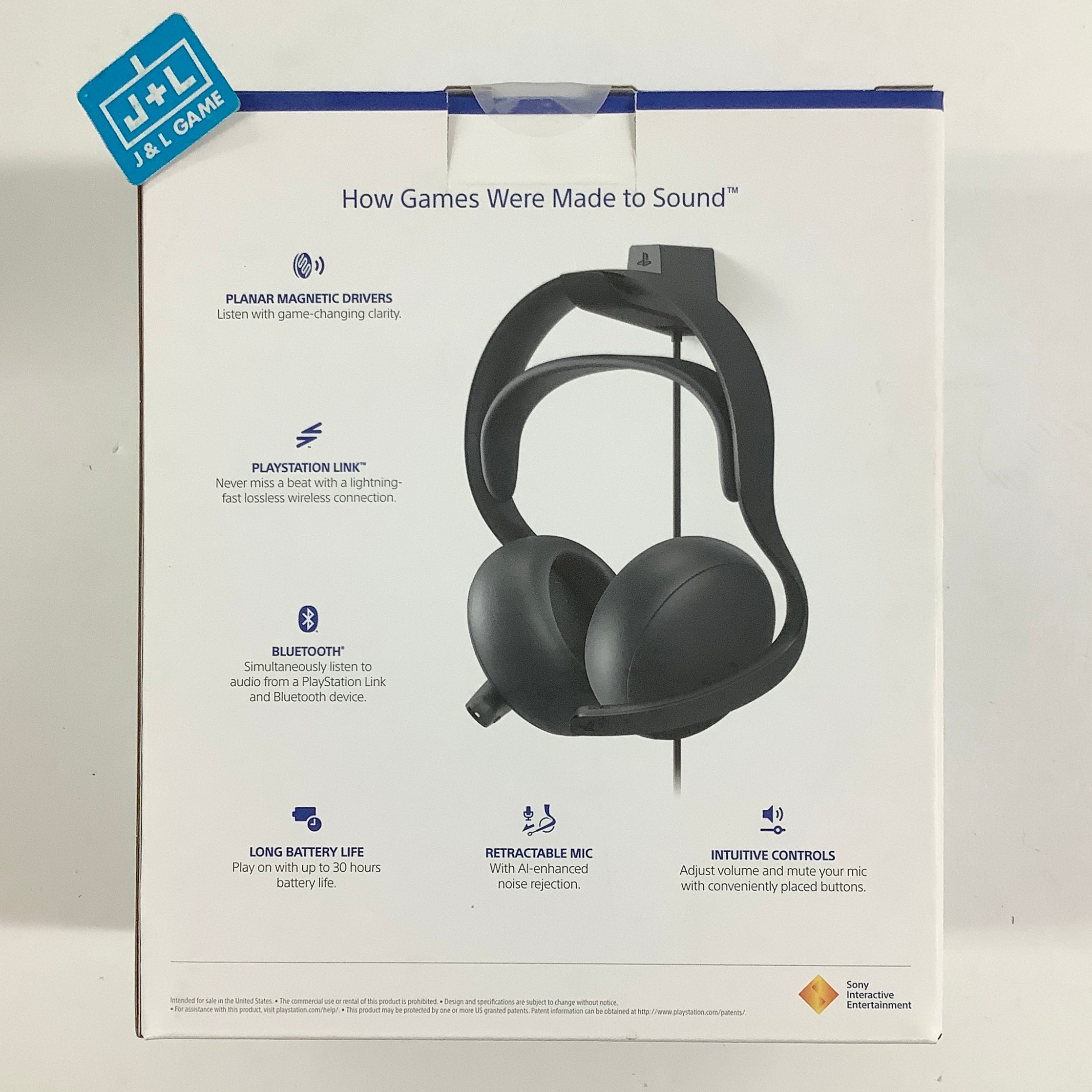 PlayStation Pulse Elite Wireless Headset (Midnight Black) - (PS5) PlayStation 5 ACCESSORIES PlayStation