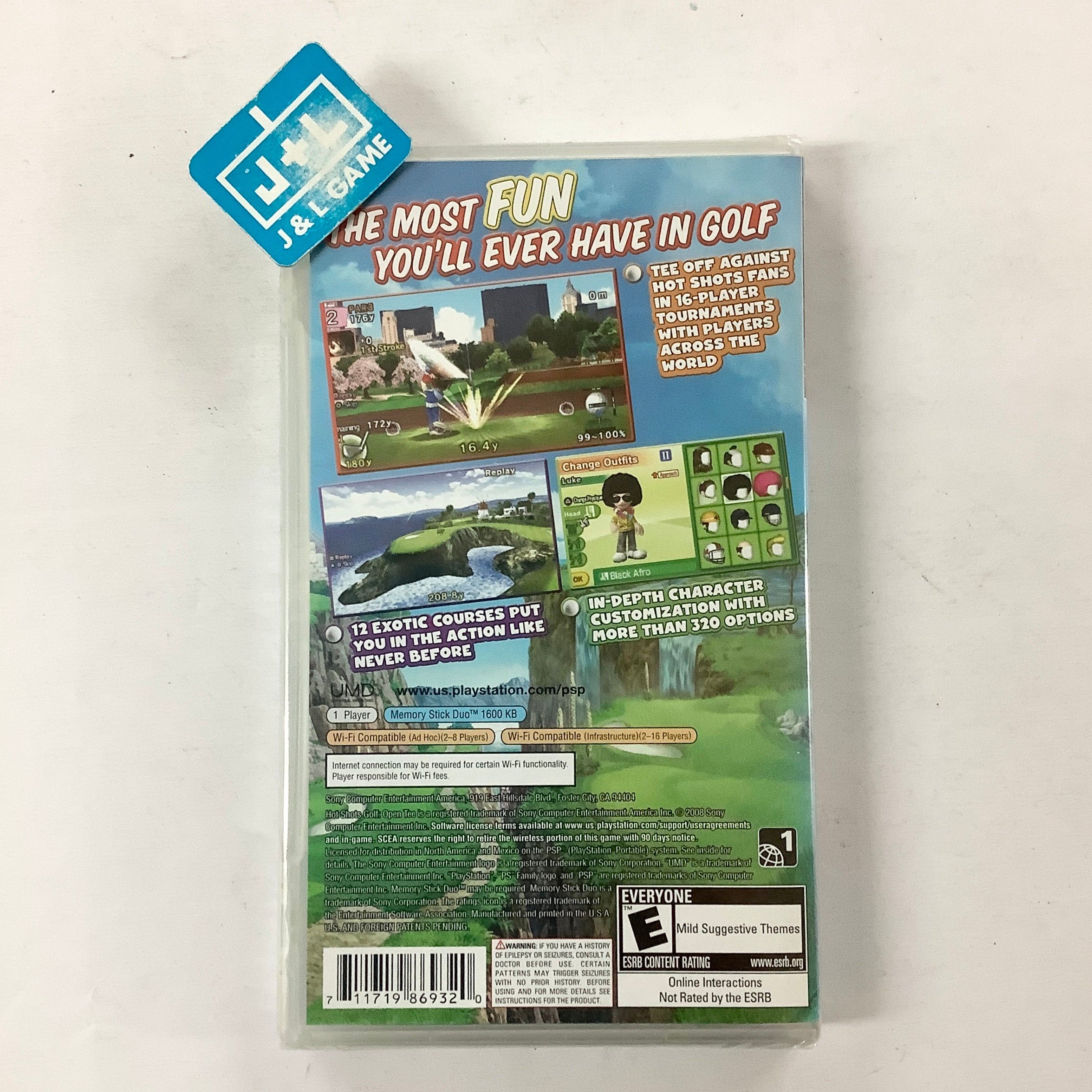 Hot Shots Golf: Open Tee 2 - Sony PSP Video Games PlayStation   