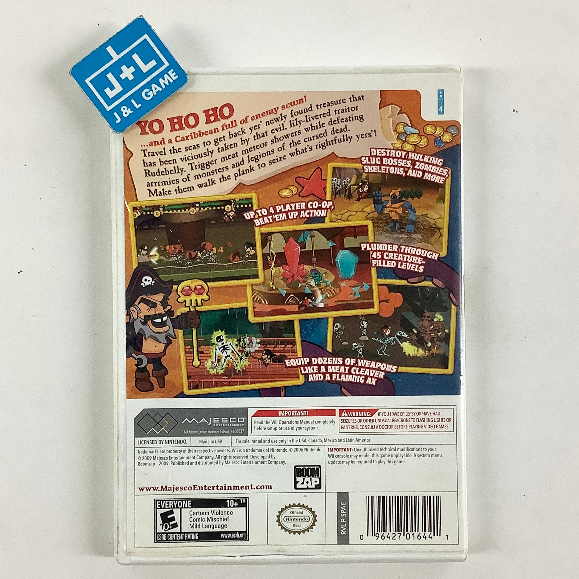 Pirates PlundArrr - Nintendo Wii [Pre-Owned] Video Games Majesco