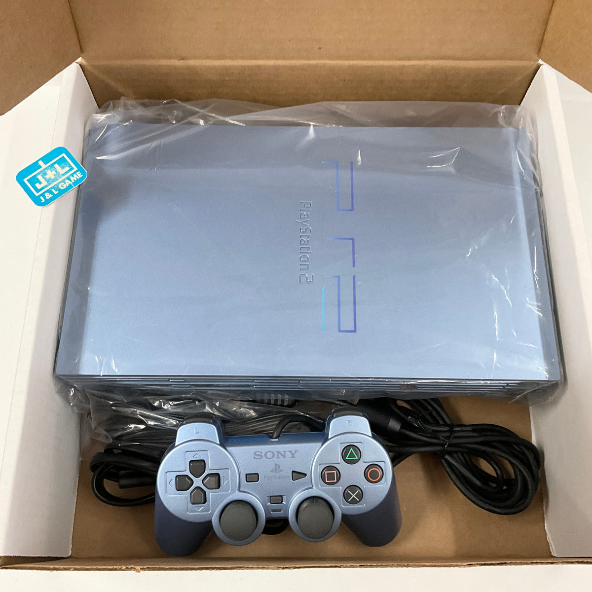 Ps2 Blue Line Sony PlayStation 2 Console (Aqua Blue) - (PS2) Playstation 2 [Pre-Owne ...