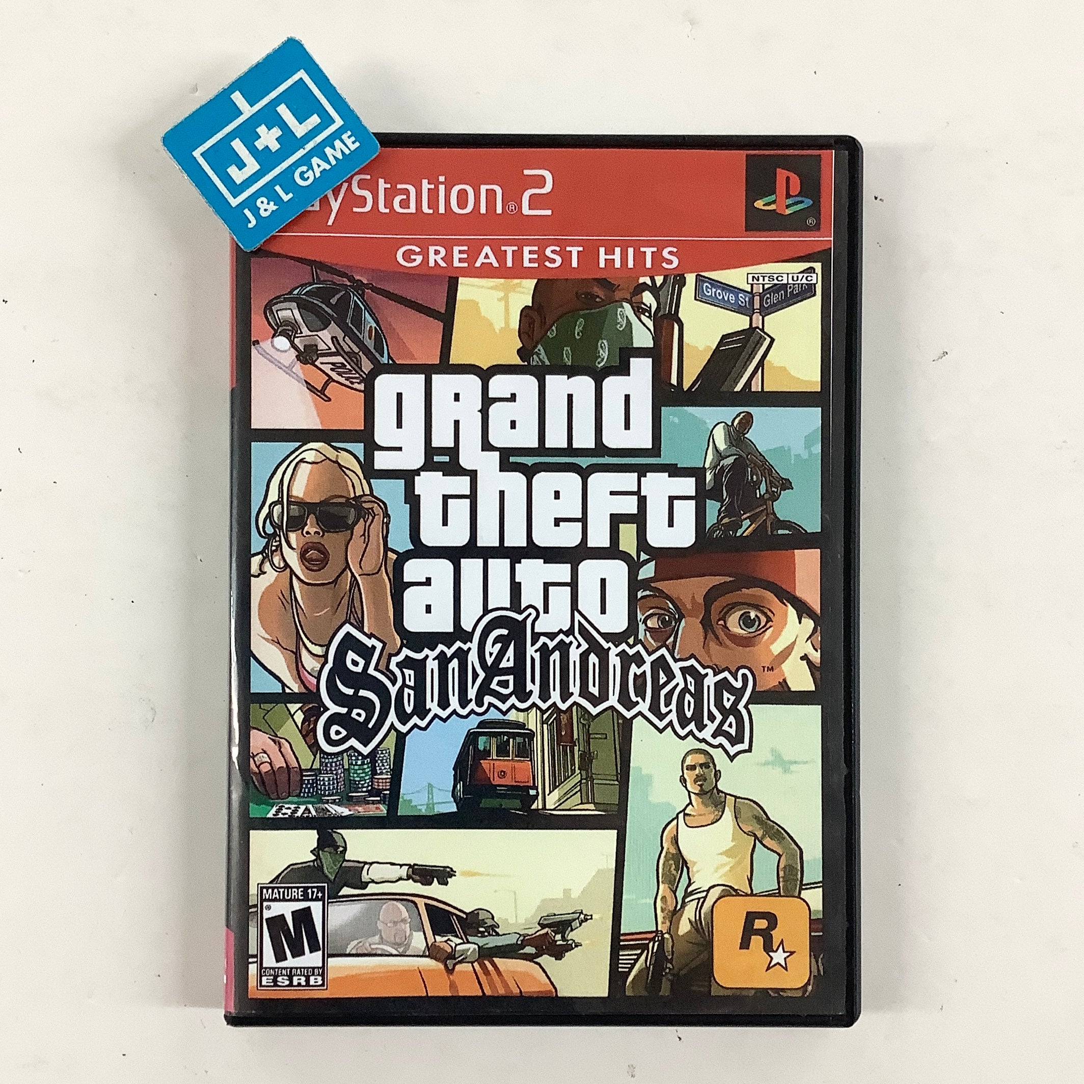 Grand Theft Auto: San Andreas (Greatest Hits) - (PS2) PlayStation 2 [Pre-Owned] Video Games Rockstar Games