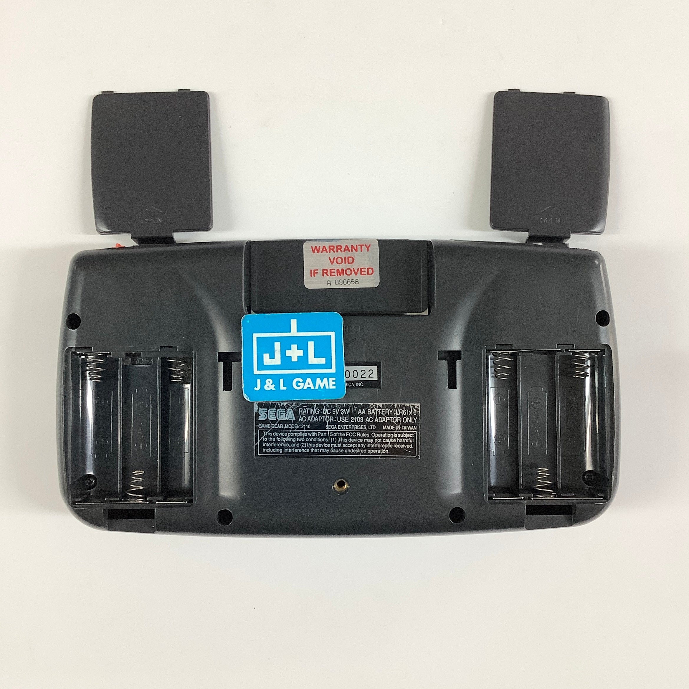 Sega Game Gear Portable Video Game System (Black) - (SGG) SEGA GameGear [Pre-Owned]