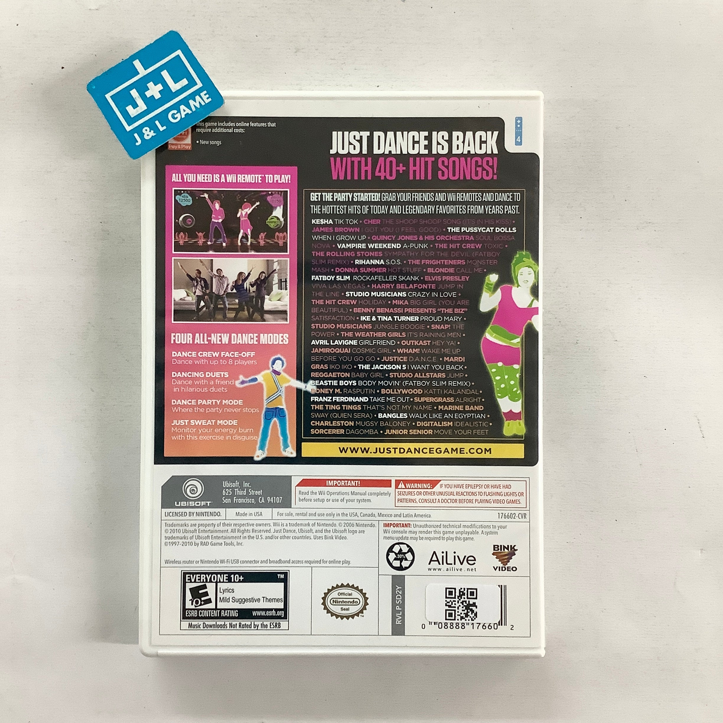 Just Dance 2 (BestBuy Edition) - Nintendo Wii [Pre-Owned] Video Games Ubisoft