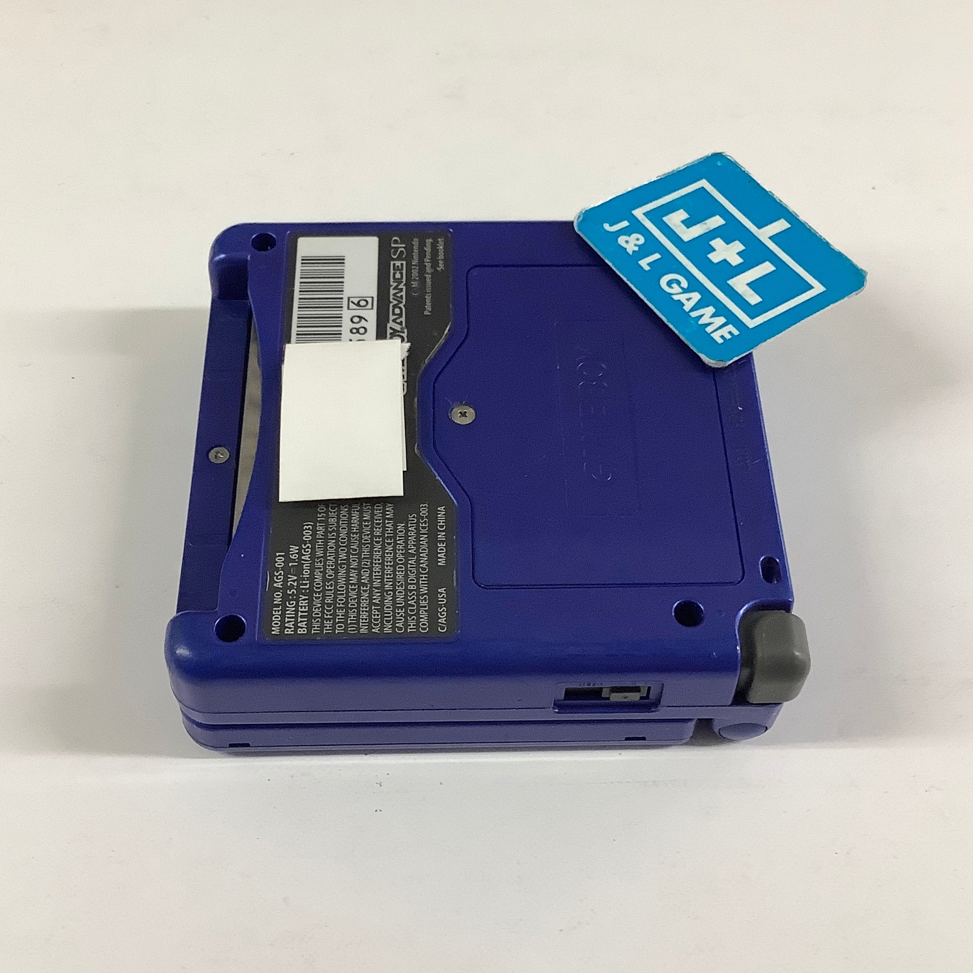 Nintendo Game Boy Advance SP Console AGS-001 (Cobalt Blue) - (GBA) Game Boy Advance SP [Pre-Owned]