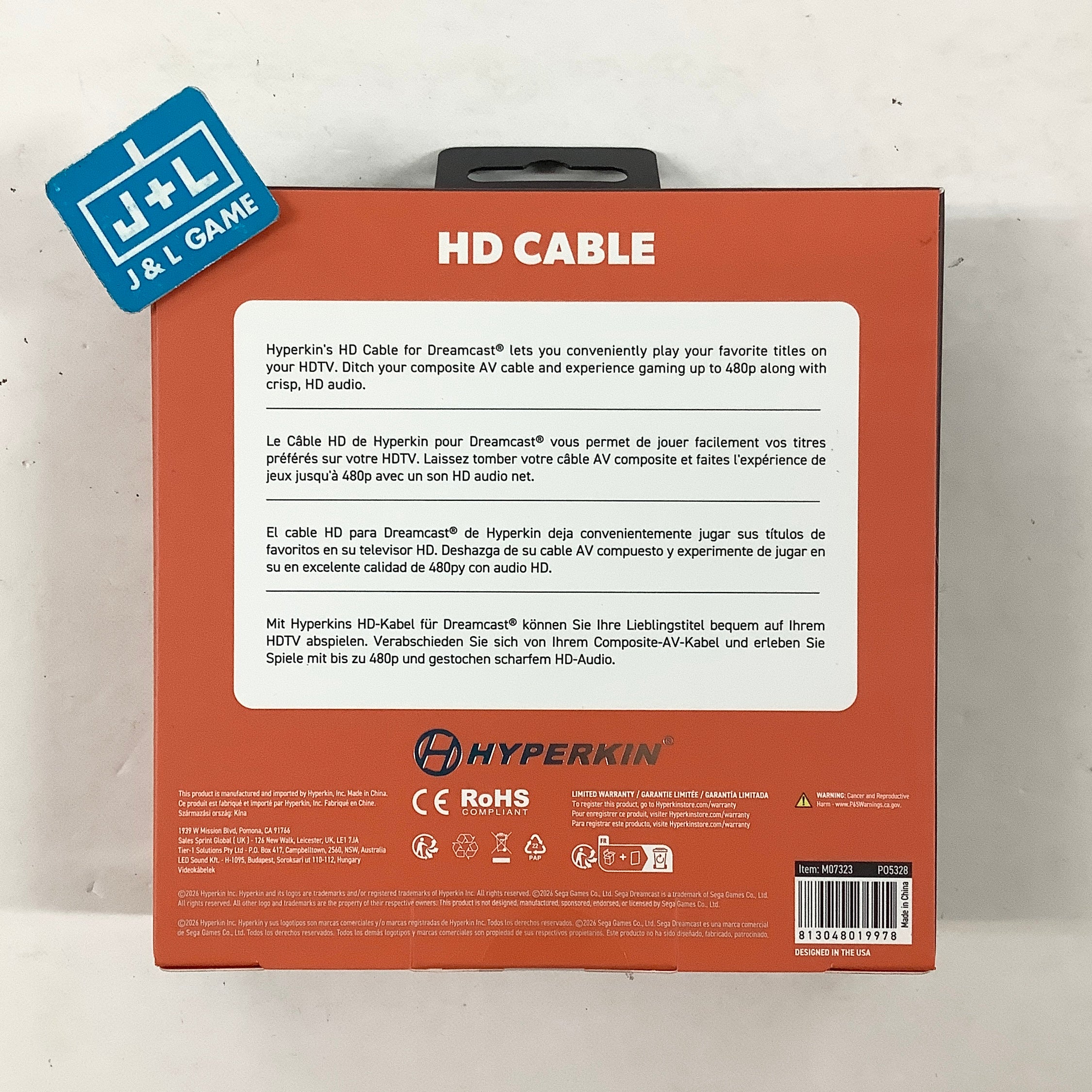 Hyperkin HD Cable for Dreamcast - SEGA Dreamcast