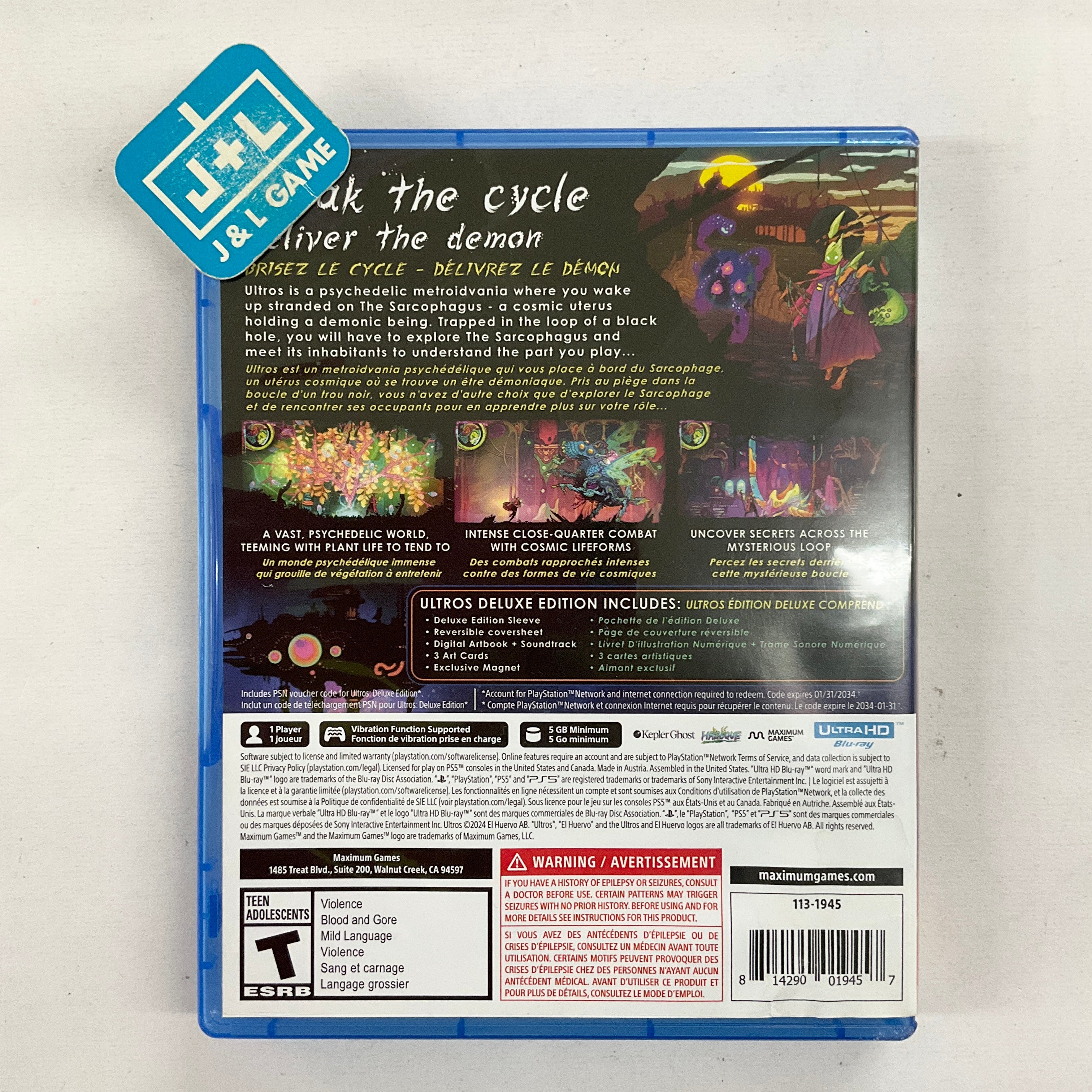 Ultros: Deluxe Edition - (PS5) Playstation 5 [Pre-Owned] Video Games Maximum Entertainment   