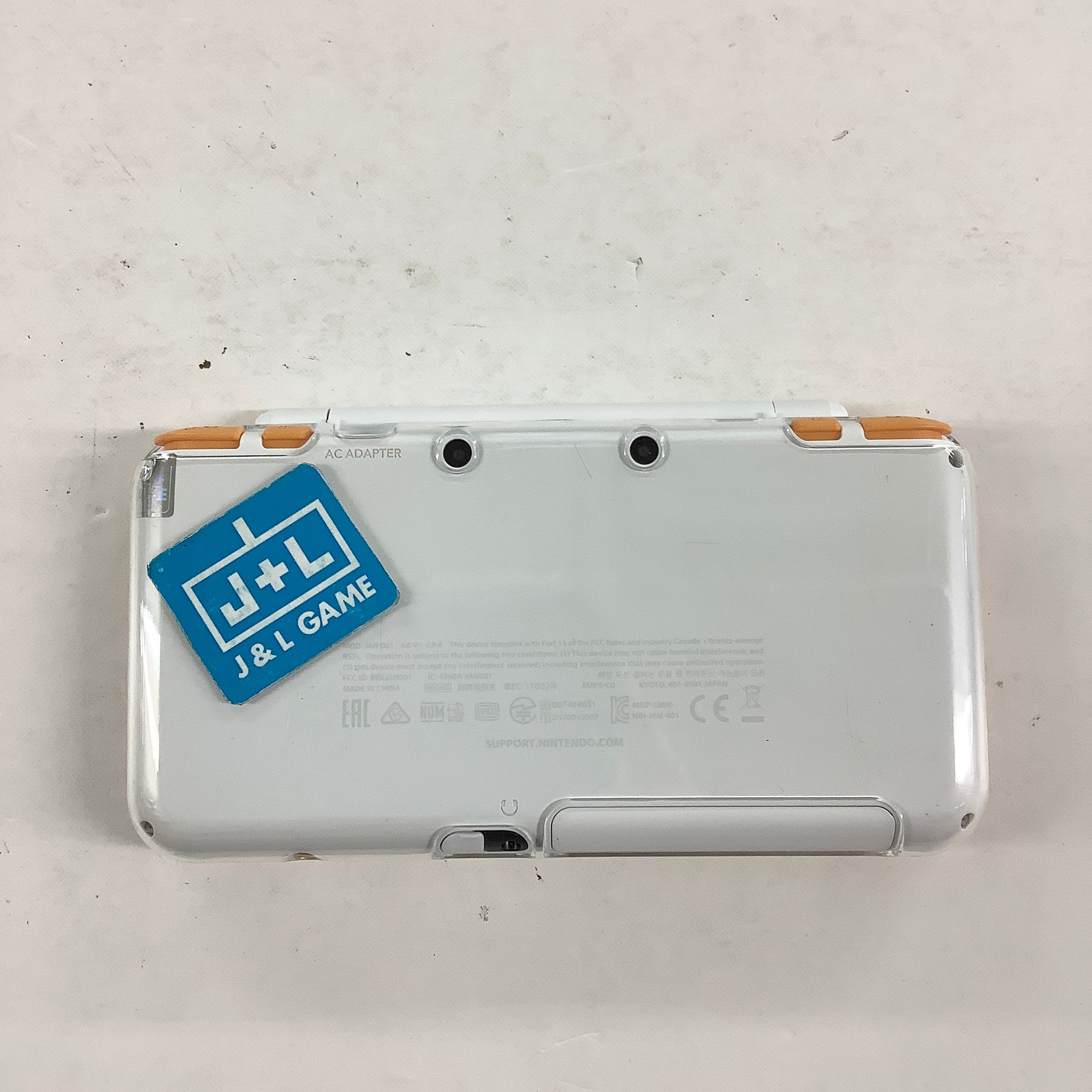 New Nintendo 2DS XL Plastic Protector (Clear) - Nintendo 3DS (Bulk Packaging) ACCESSORIES J&L Game
