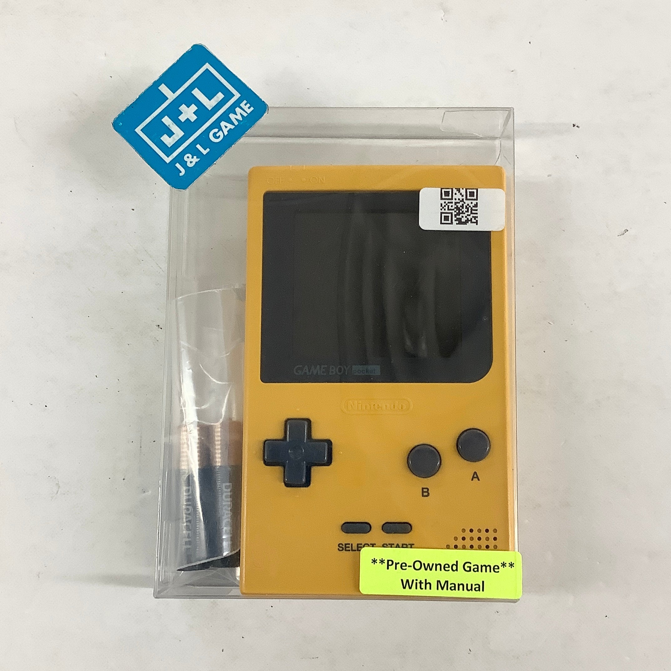 Nintendo Game Boy Pocket (Yellow with Backlight) - (GBP) Game Boy