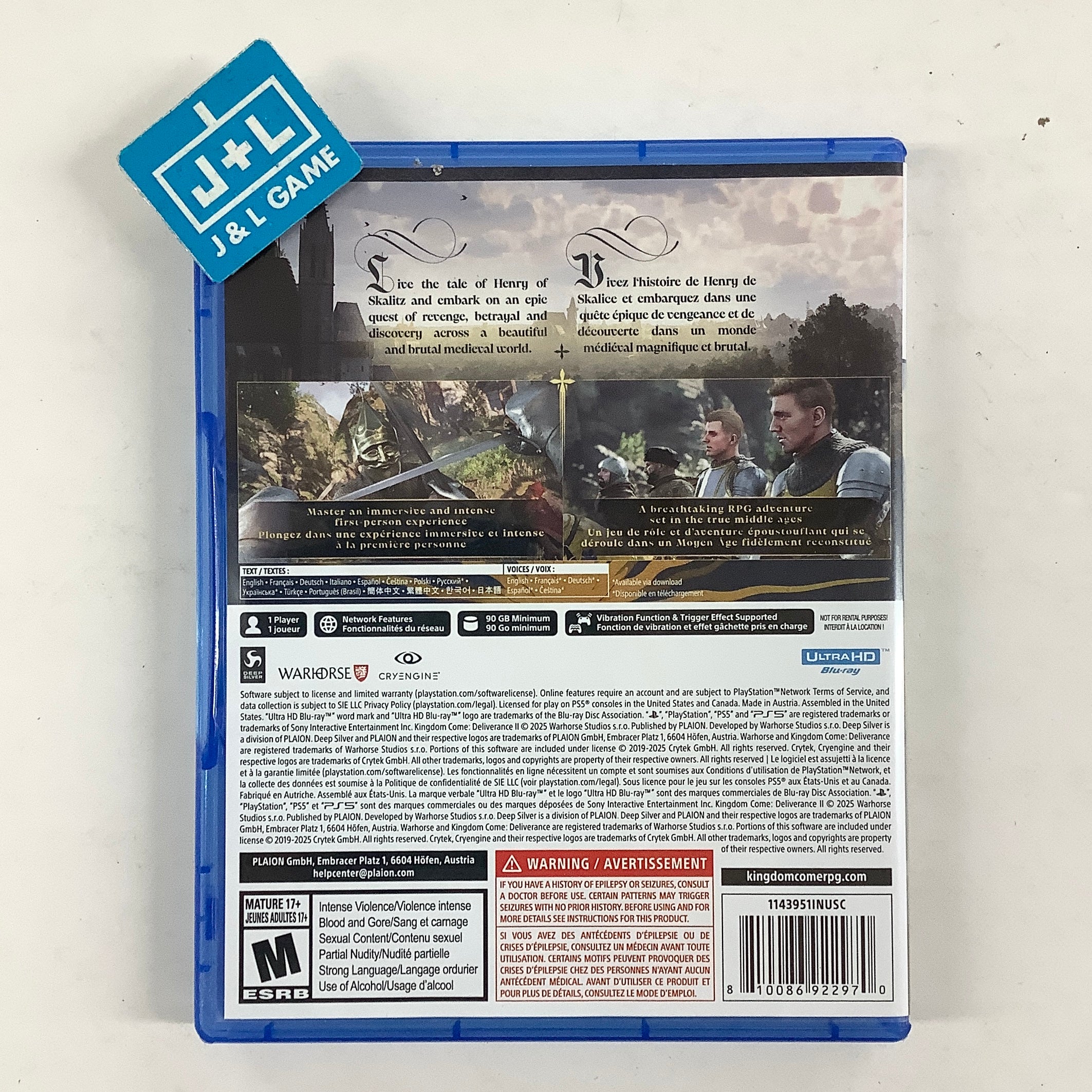 Kingdom Come: Deliverance II - (PS5) PlayStation 5 [Pre-Owned] Video Games Deep Silver