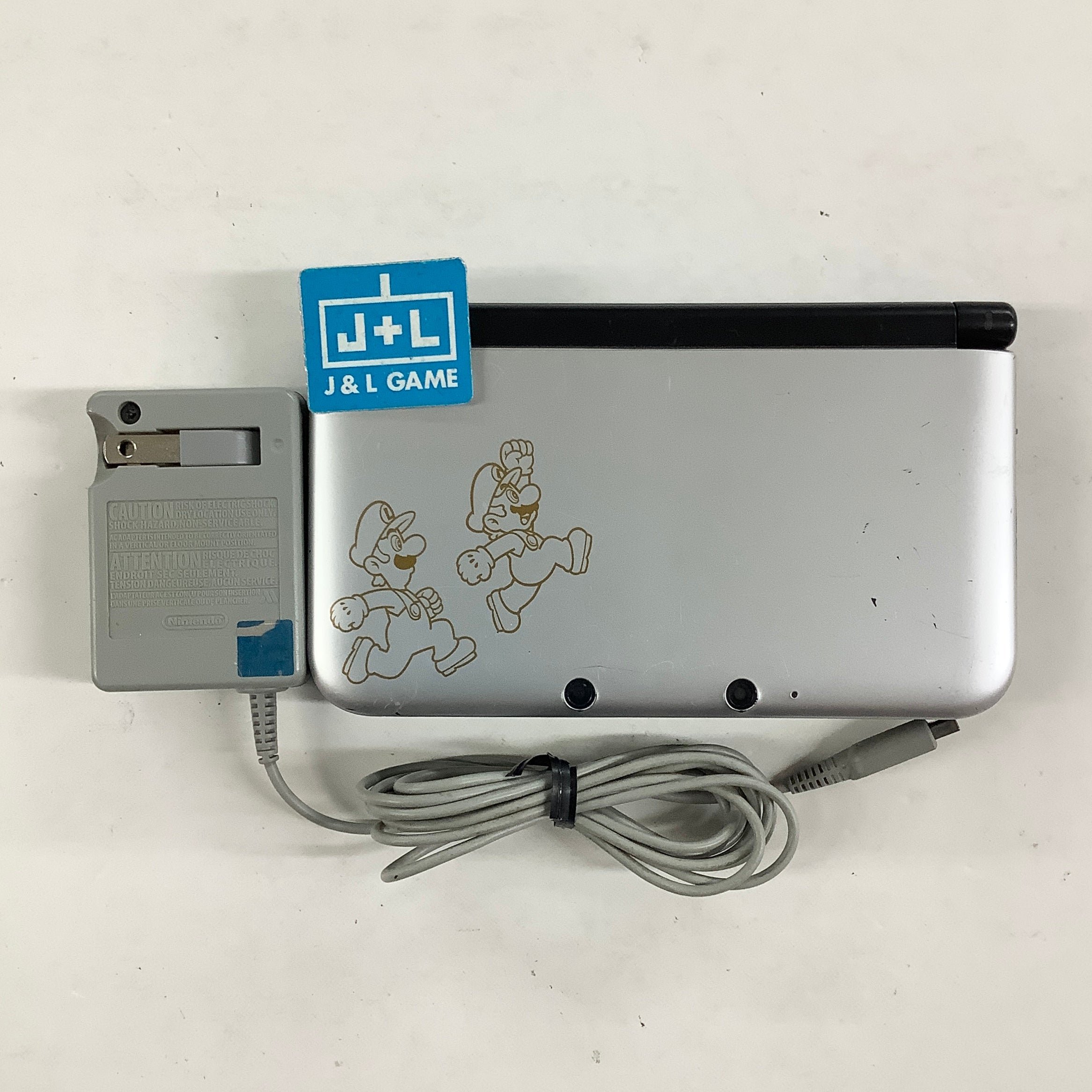 Nintendo 3DS XL Console (Mario & Luigi Silver) - Nintendo 3DS [Pre-Owned] Consoles Nintendo